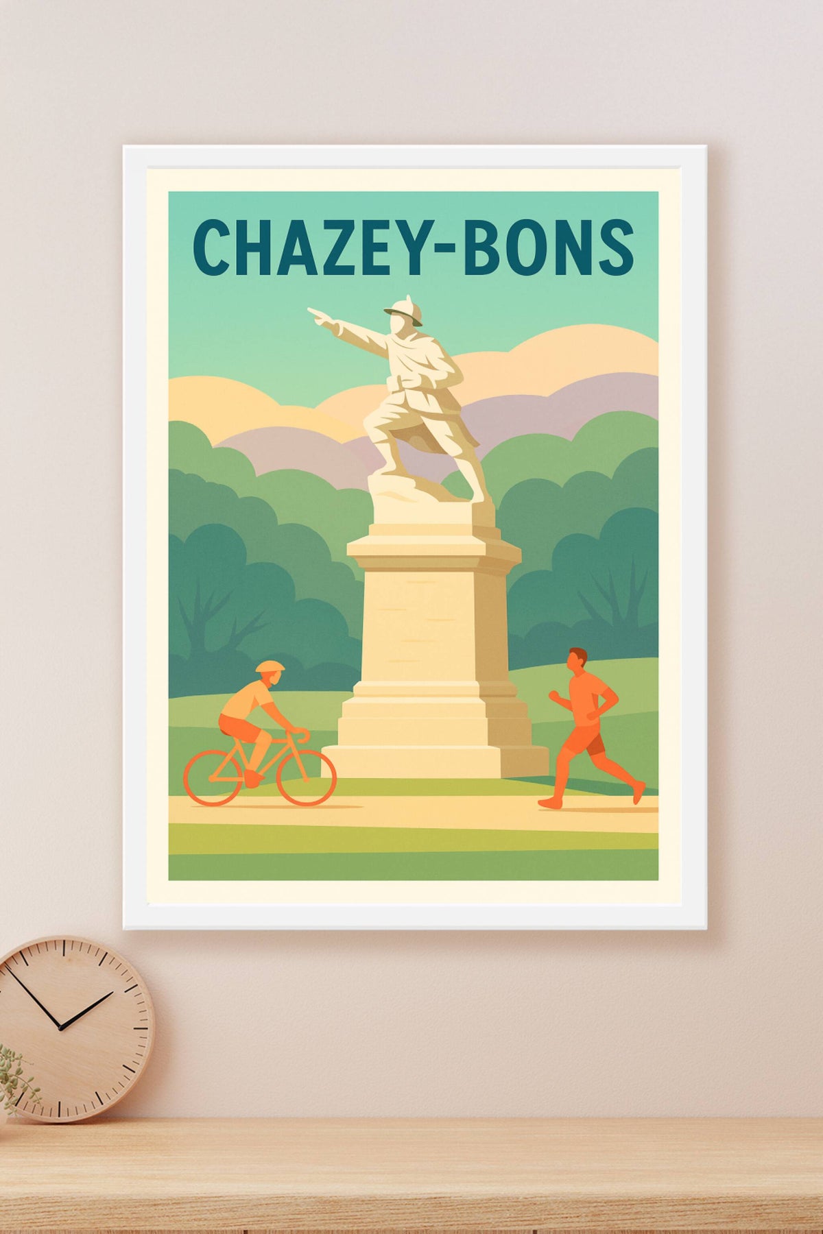 Affiche de Chazey-Bons - L'esprit sportif au cœur de la nature
