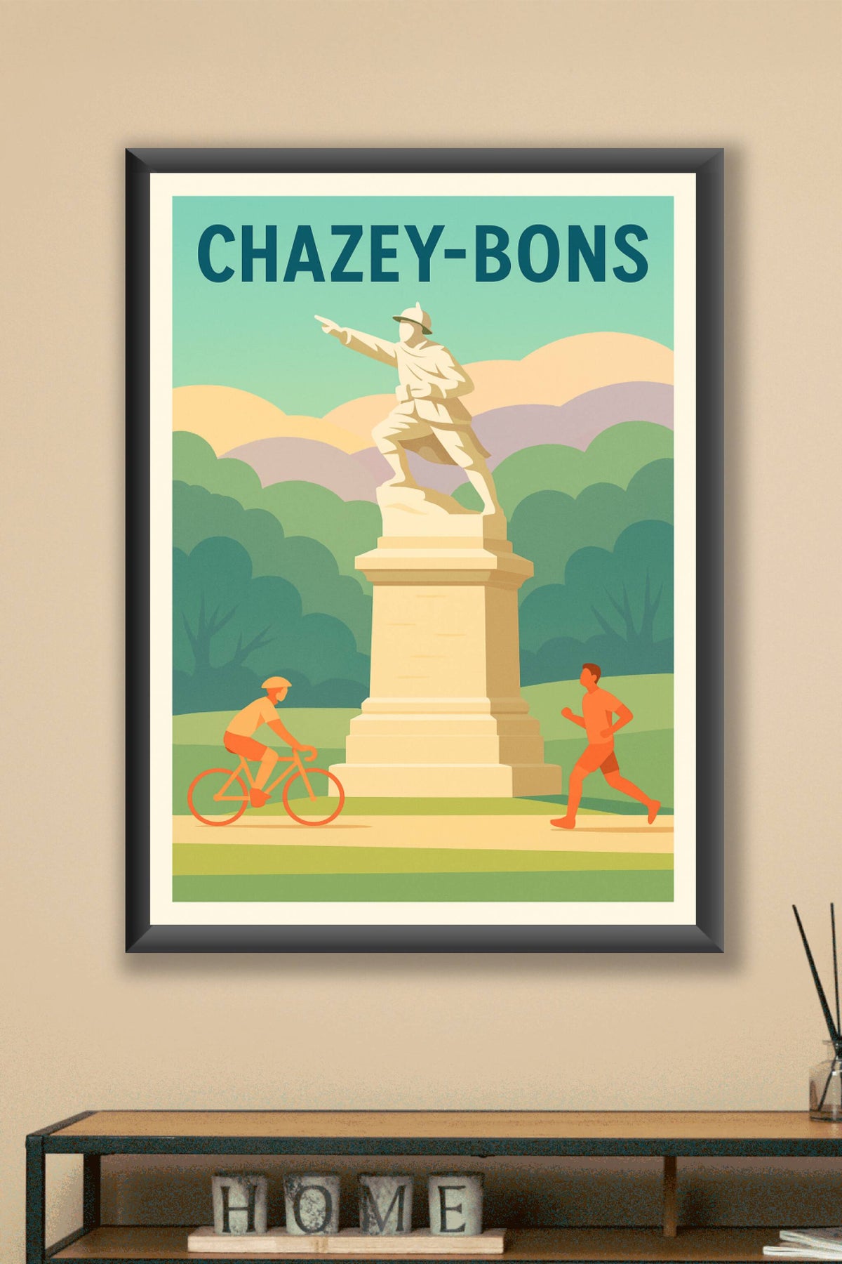 Affiche de Chazey-Bons - L'esprit sportif au cœur de la nature