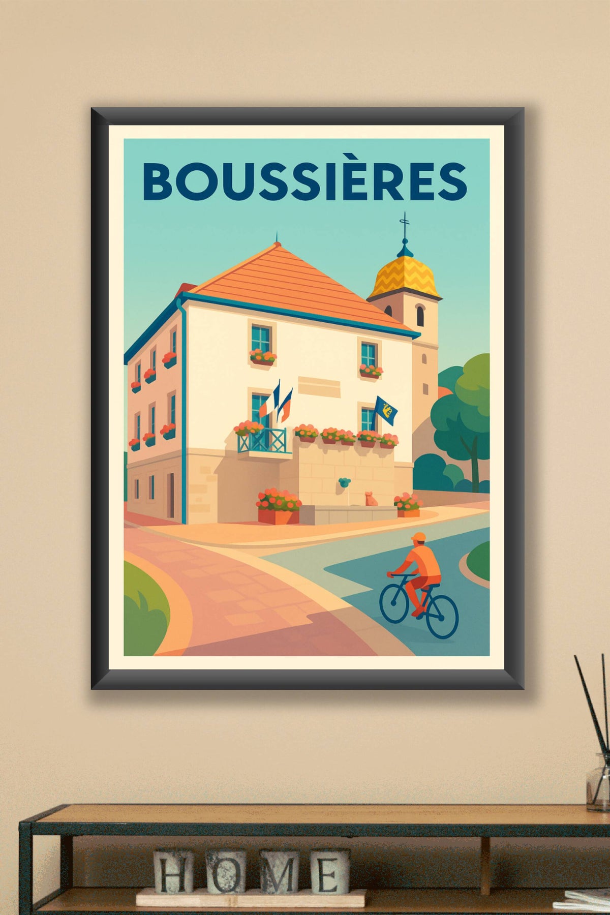 Affiche de Boussières - Charme intemporel au cœur du Doubs