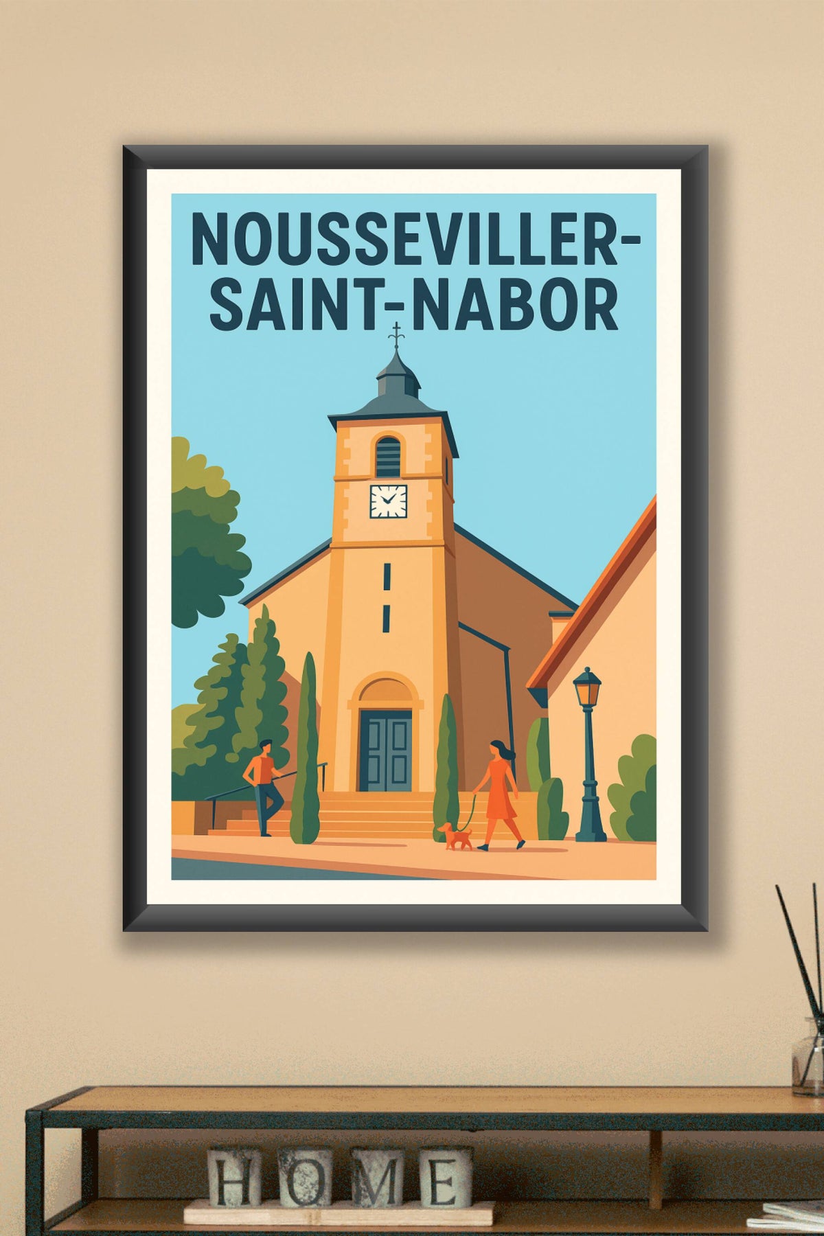 Affiche de Nousseviller-Saint-Nabor - Charme et Sérénité en Affiche