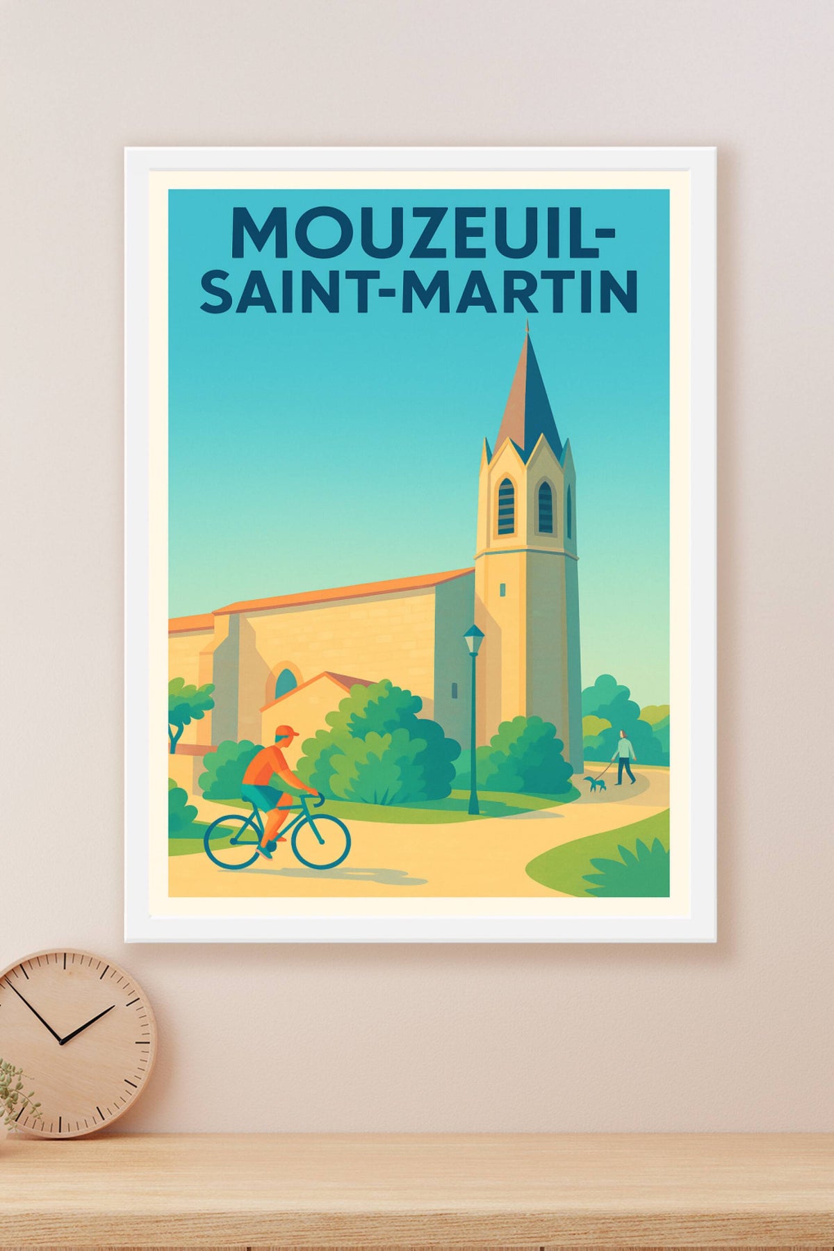 Affiche de Mouzeuil-Saint-Martin - Charme paisible et cycliste