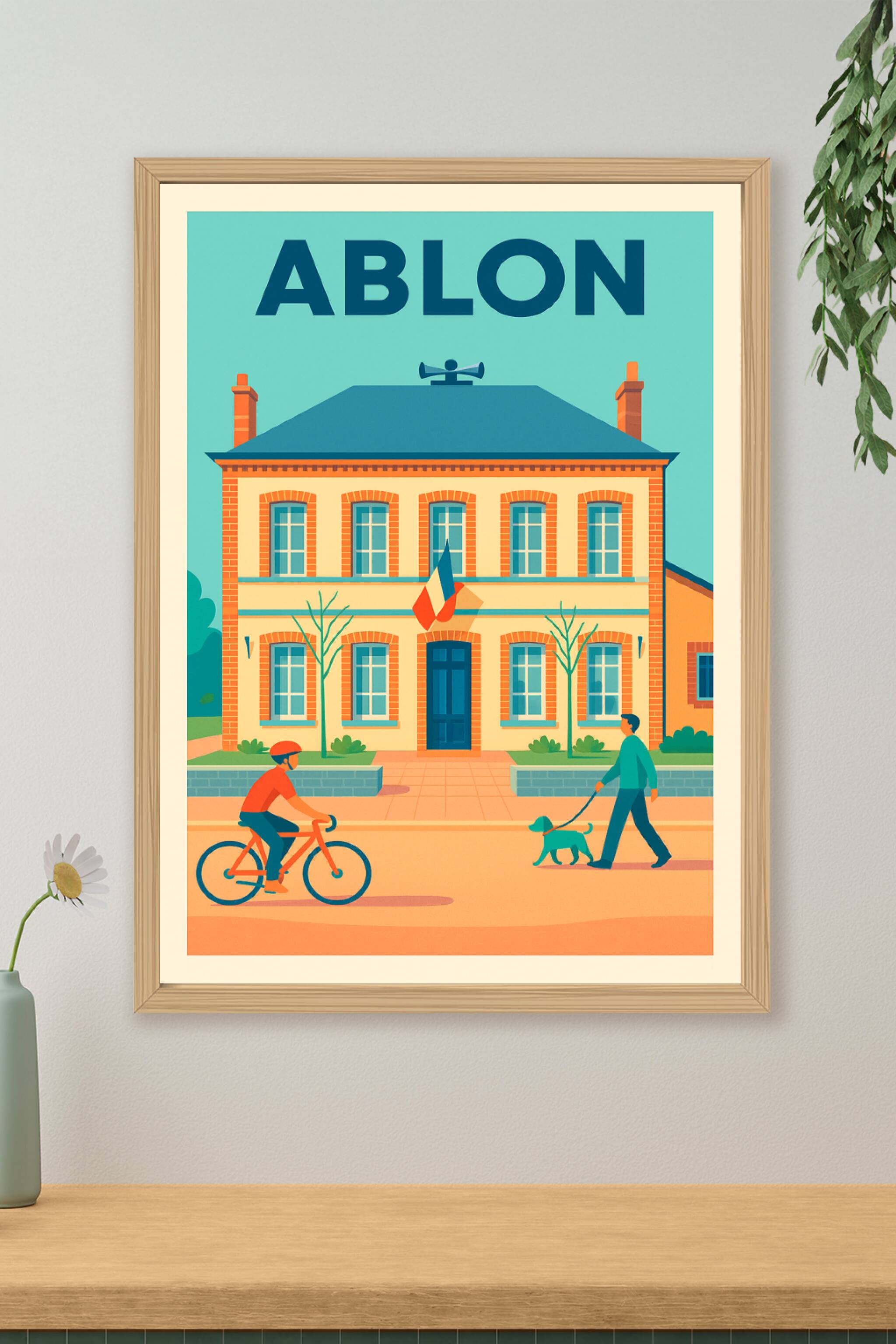 Affiche de Ablon - Charme paisible au cœur de la ville