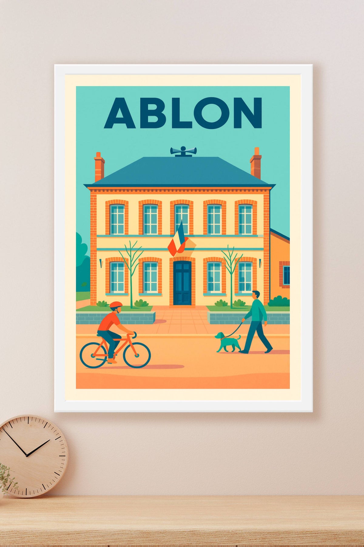 Affiche de Ablon - Charme paisible au cœur de la ville