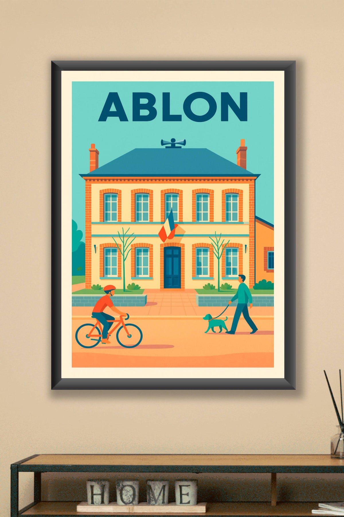 Affiche de Ablon - Charme paisible au cœur de la ville