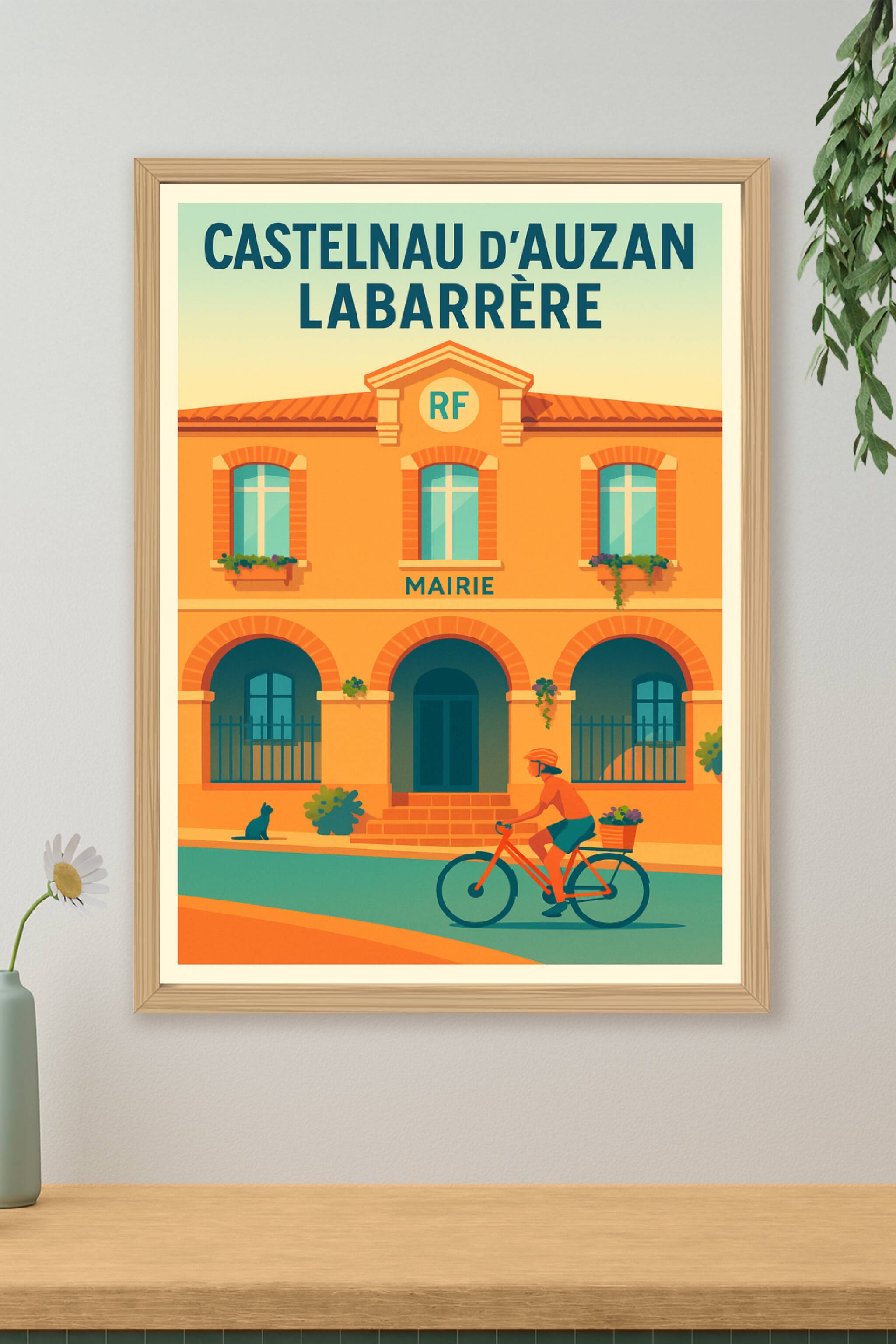 Affiche de Castelnau d'Auzan Labarrère - Authentique charme gascon
