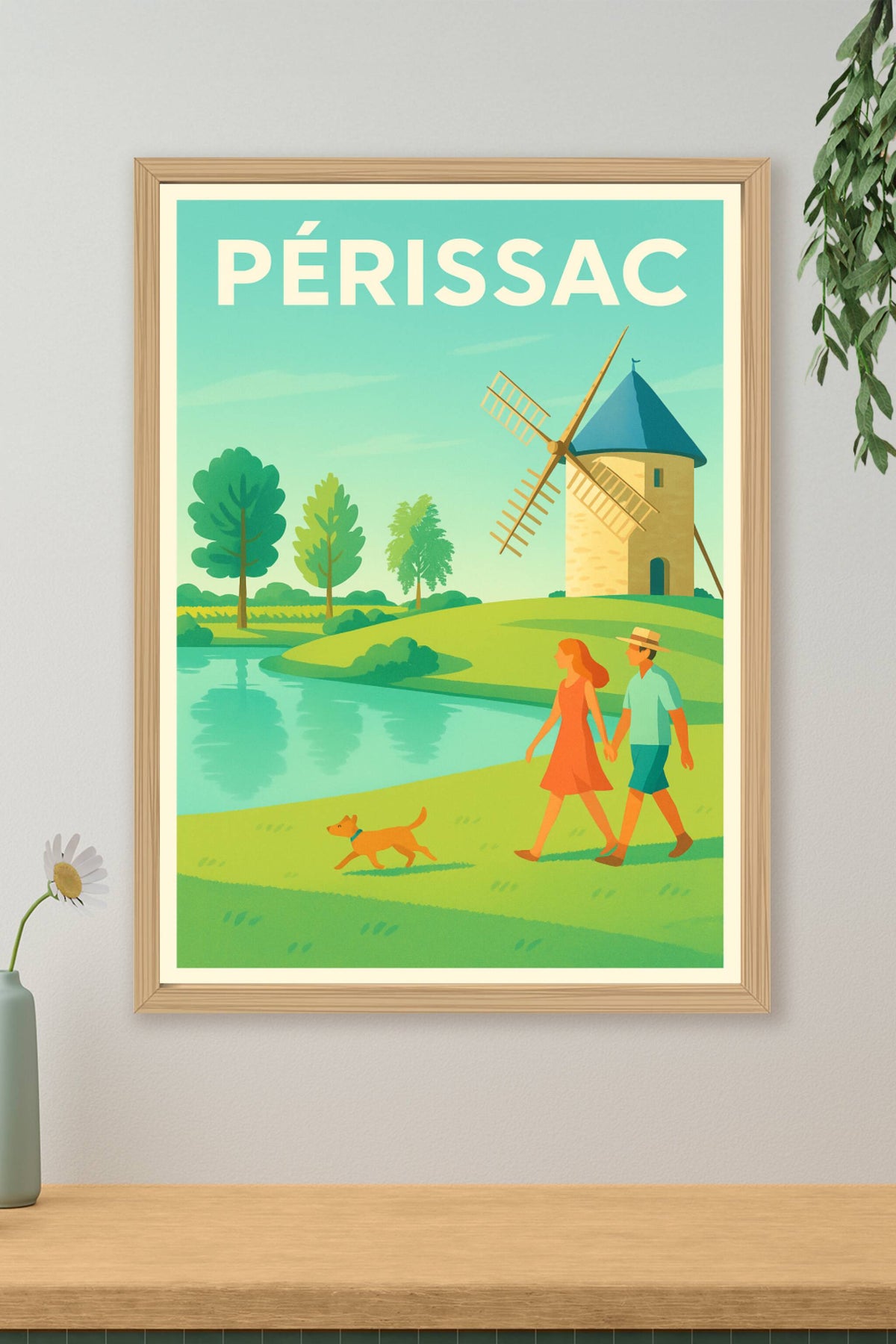 Affiche de Périssac - Balade bucolique au pied du moulin