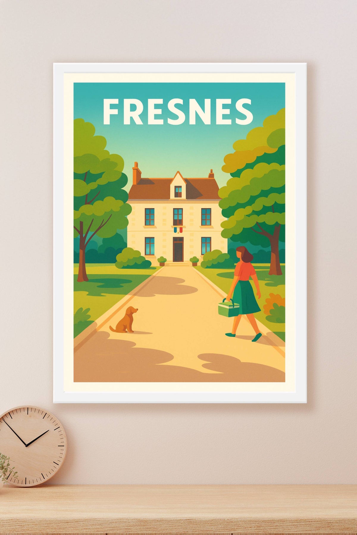 Affiche de Fresnes - L'élégance paisible au cœur de la ville