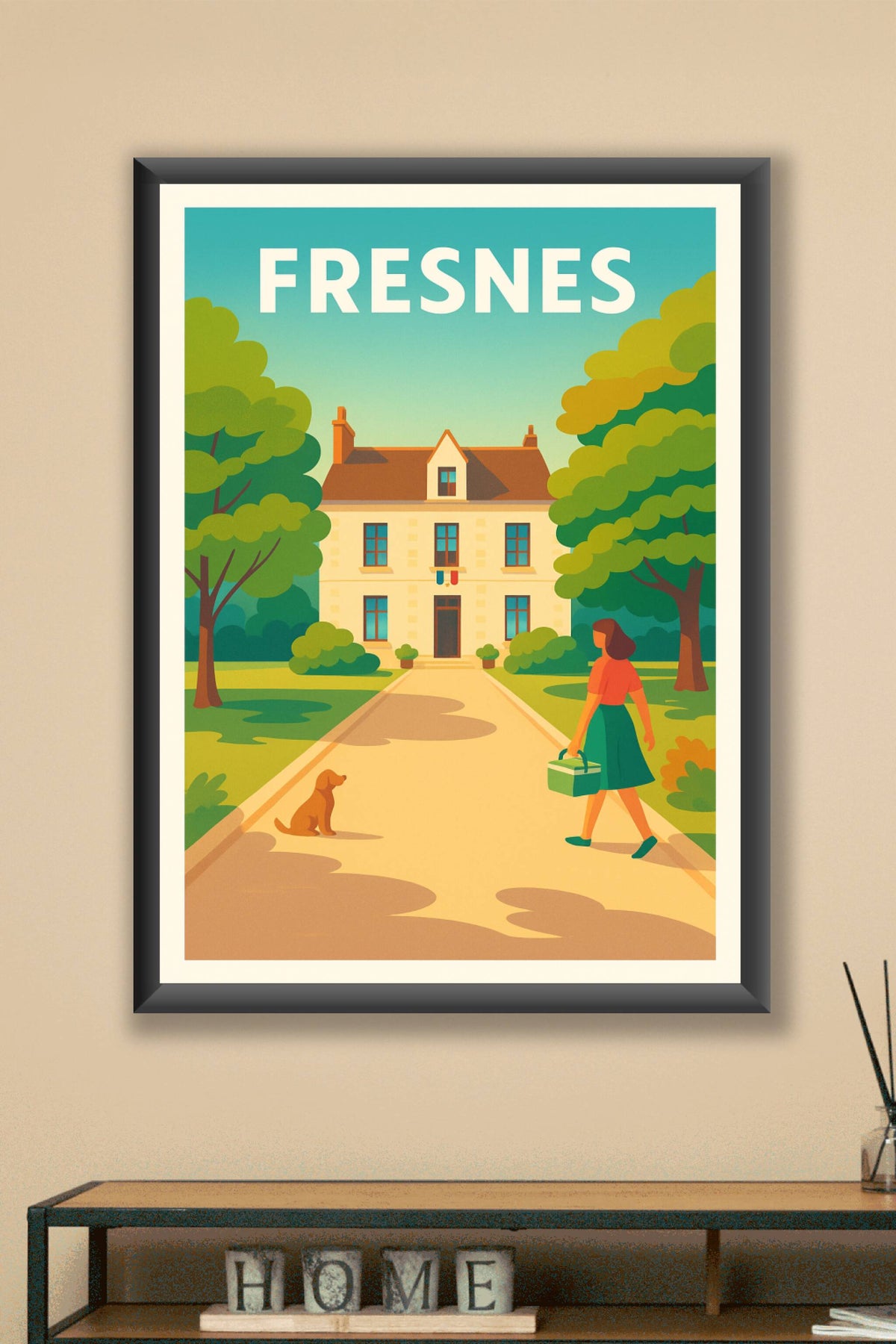 Affiche de Fresnes - L'élégance paisible au cœur de la ville