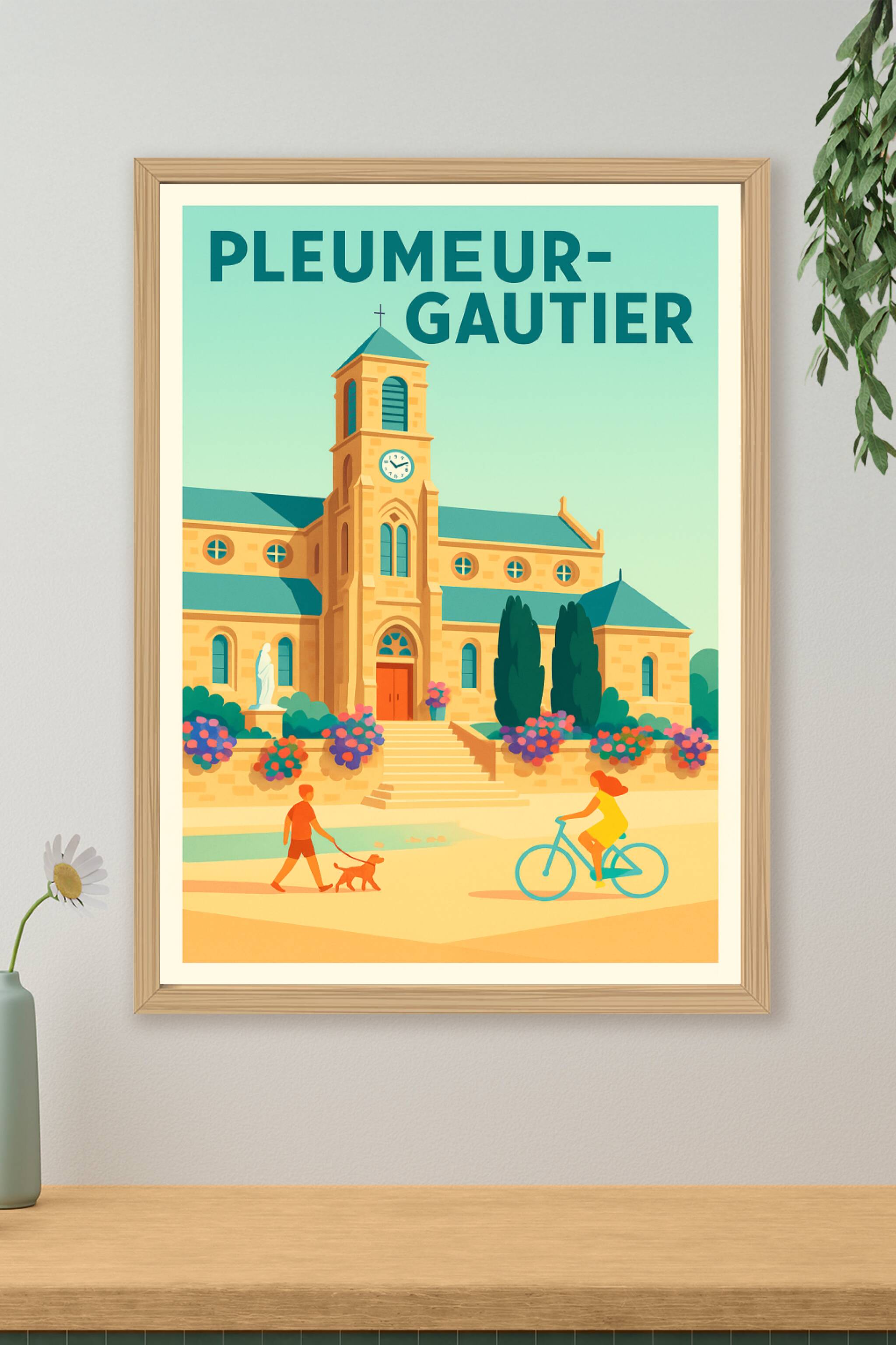 Affiche de Pleumeur-Gautier - Charme et douceur d'une ville bretonne