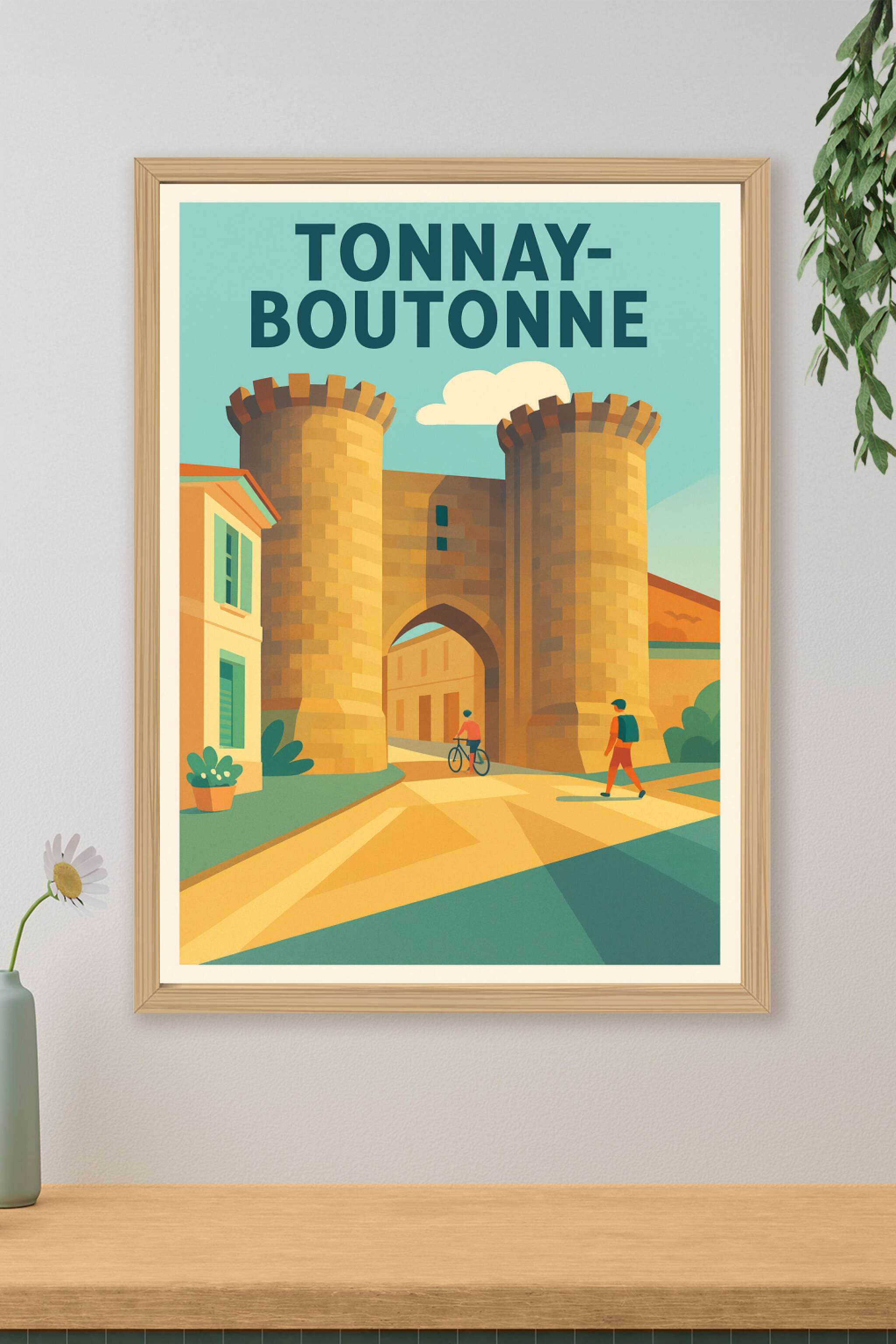 Affiche de Tonnay-Boutonne - Le charme historique en poster
