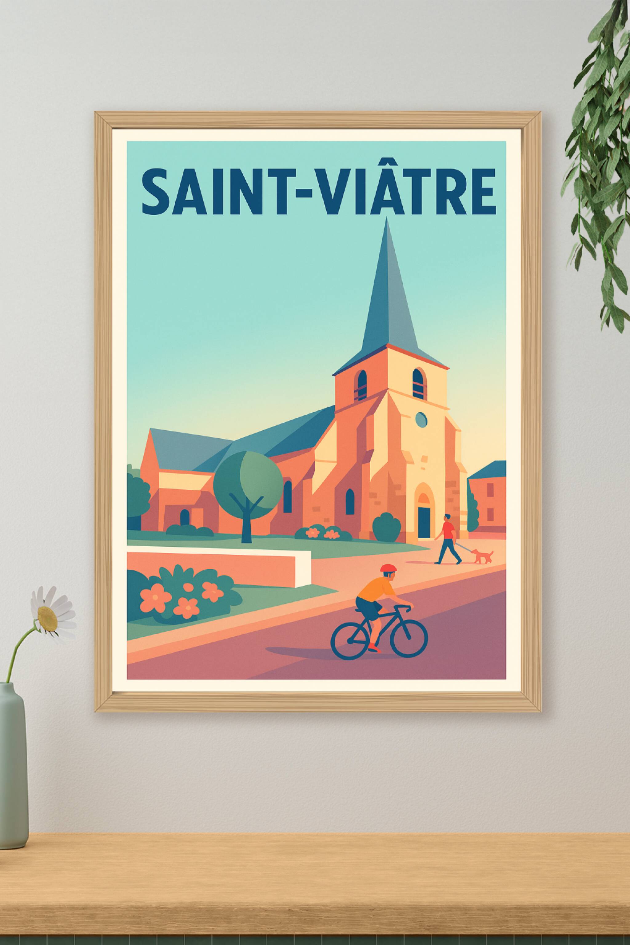 Affiche de Saint-Viâtre - Charme et sérénité villageoise