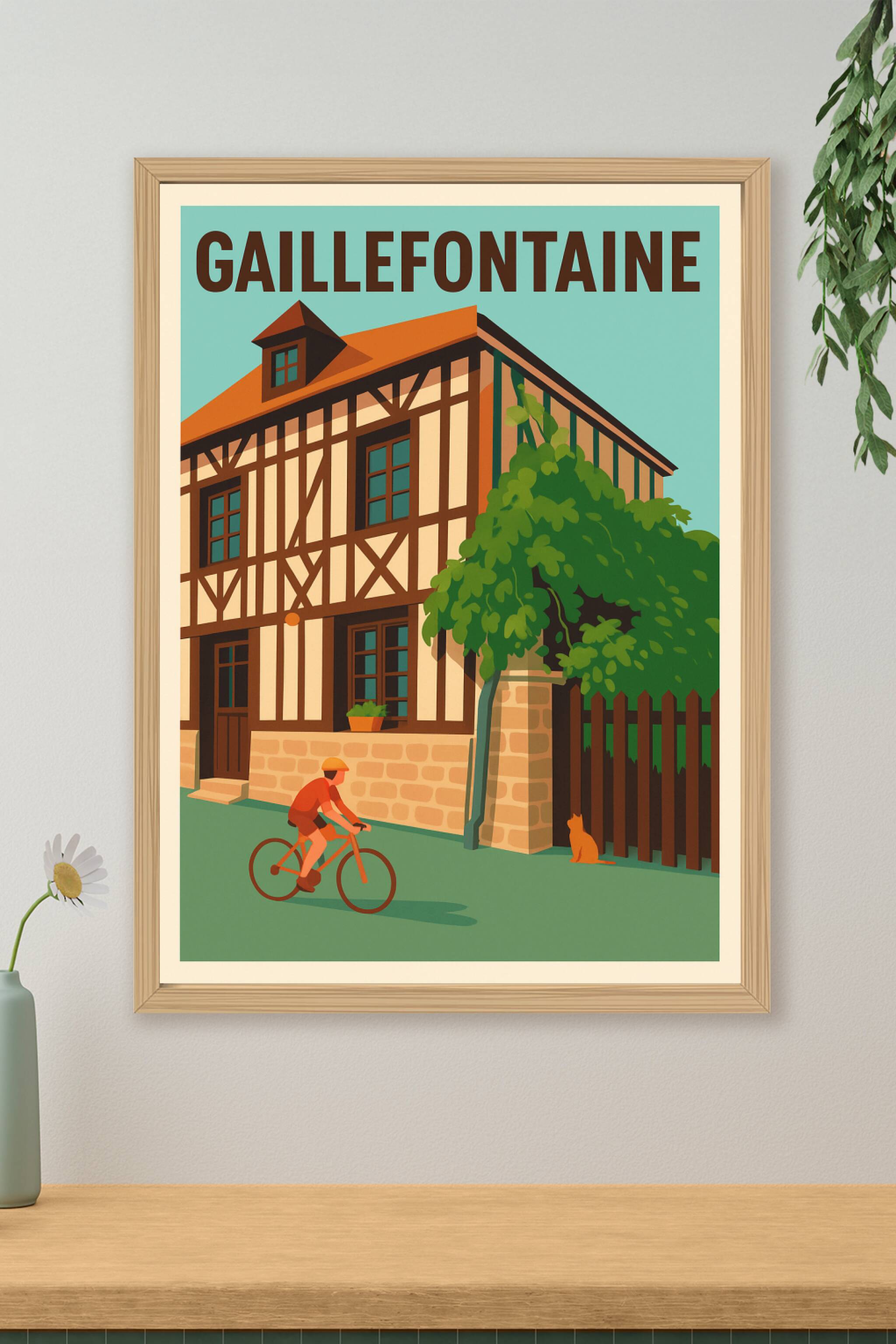 Affiche de Gaillefontaine - Charme et authenticité normande