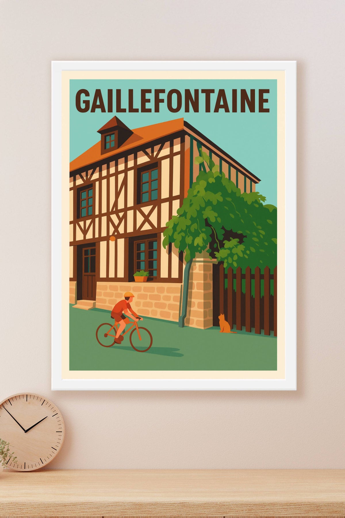 Affiche de Gaillefontaine - Charme et authenticité normande