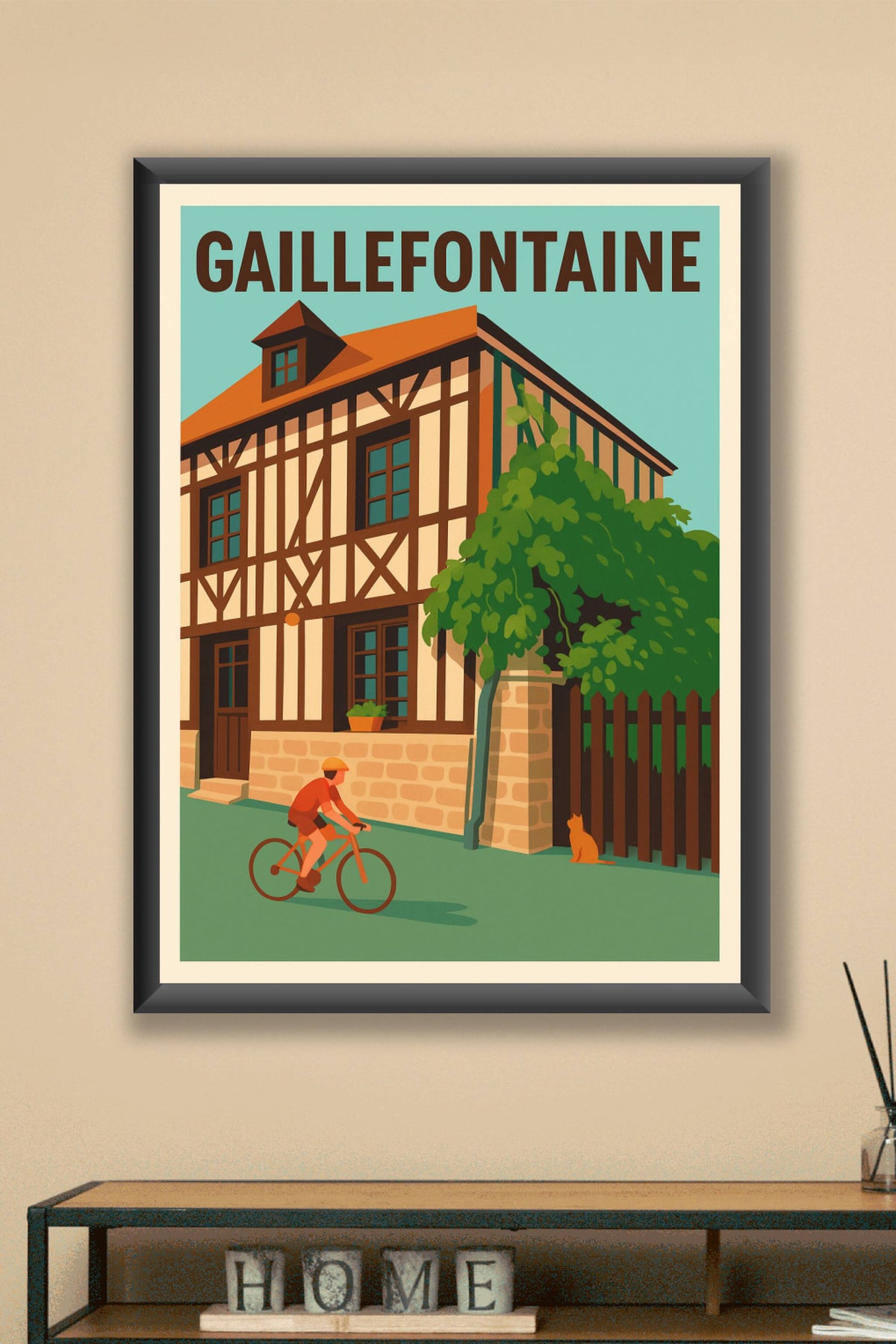 Affiche de Gaillefontaine - Charme et authenticité normande
