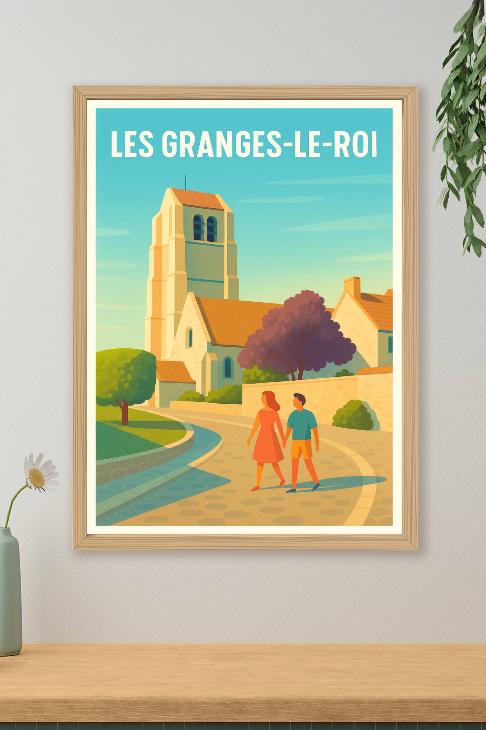 Affiche de Les Granges-le-Roi - Charme bucolique d'un village authentique