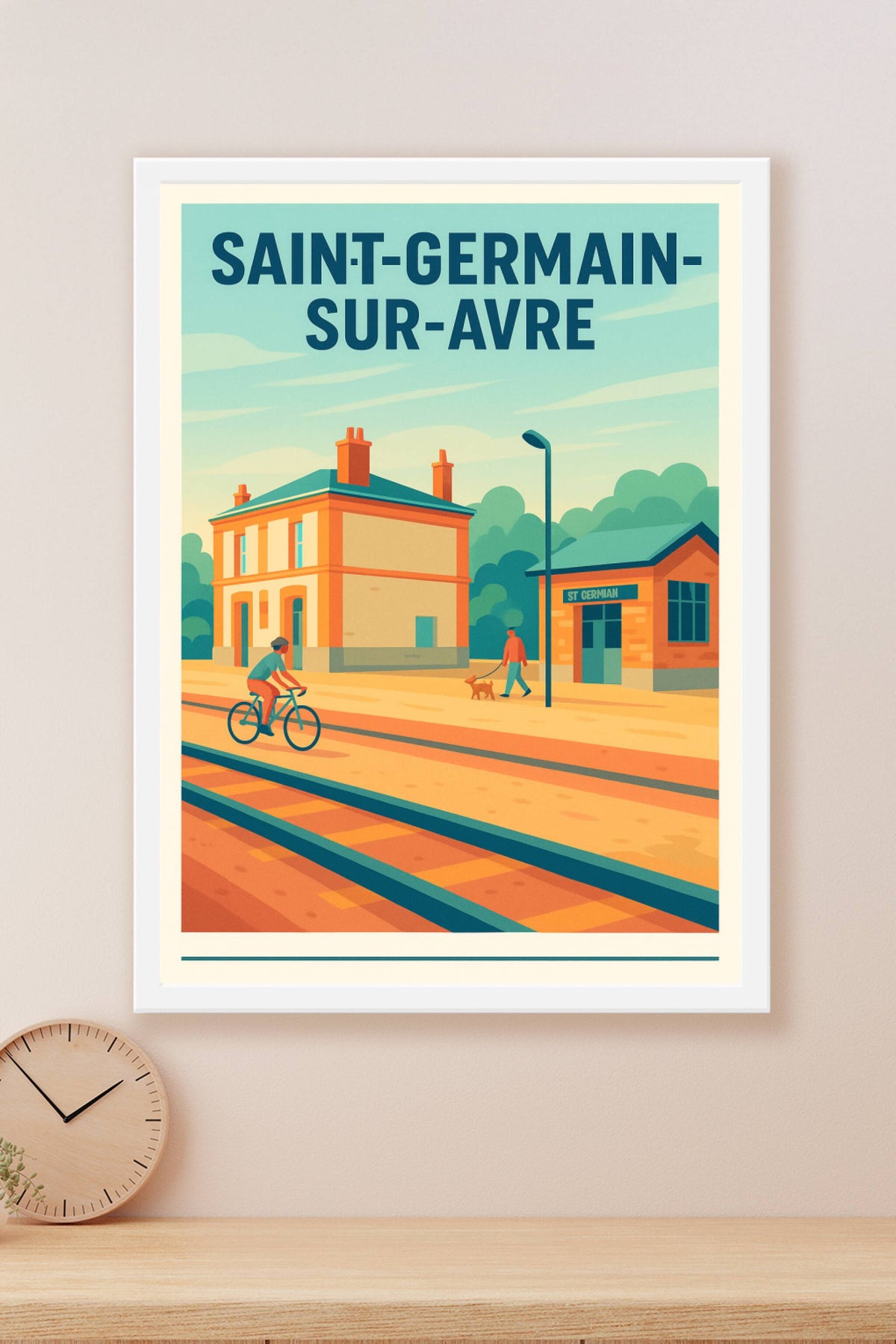 Affiche de Saint-Germain-sur-Avre - Escapade paisible au cœur de la campagne