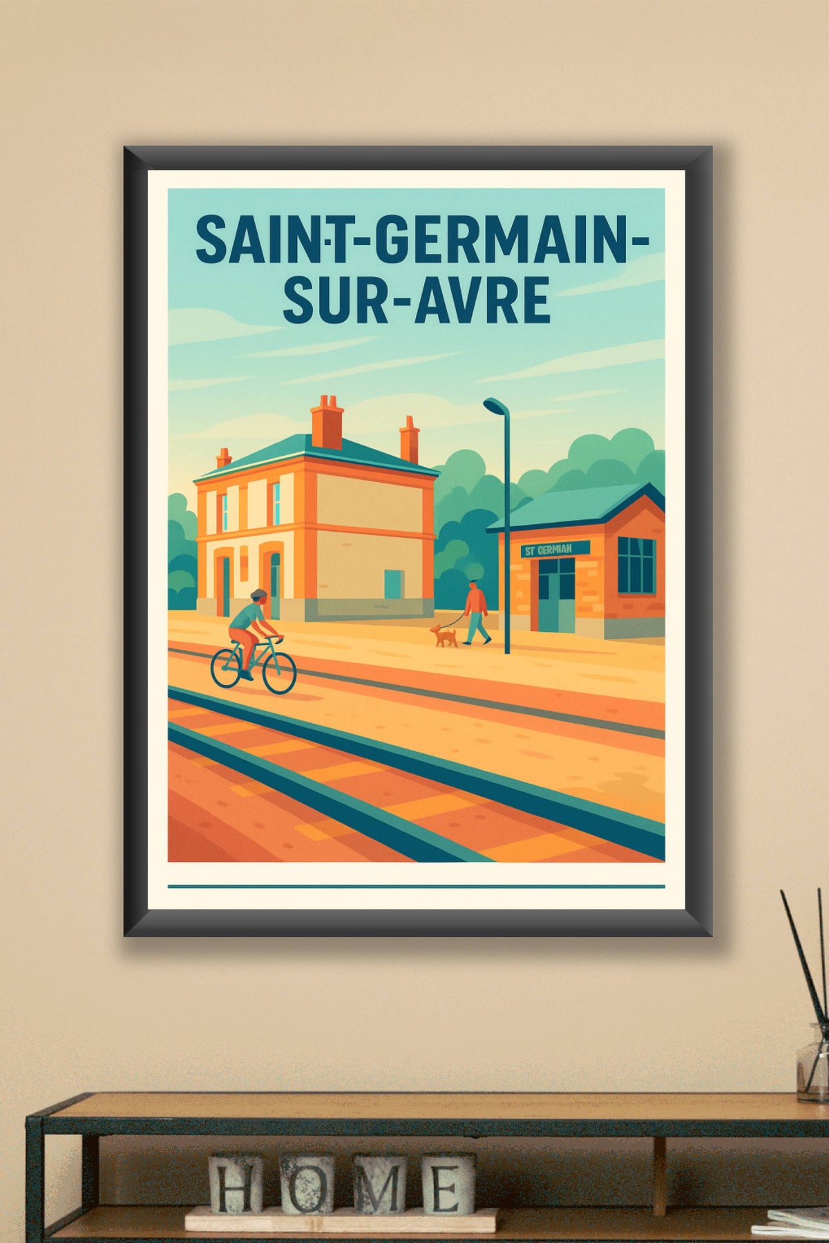 Affiche de Saint-Germain-sur-Avre - Escapade paisible au cœur de la campagne