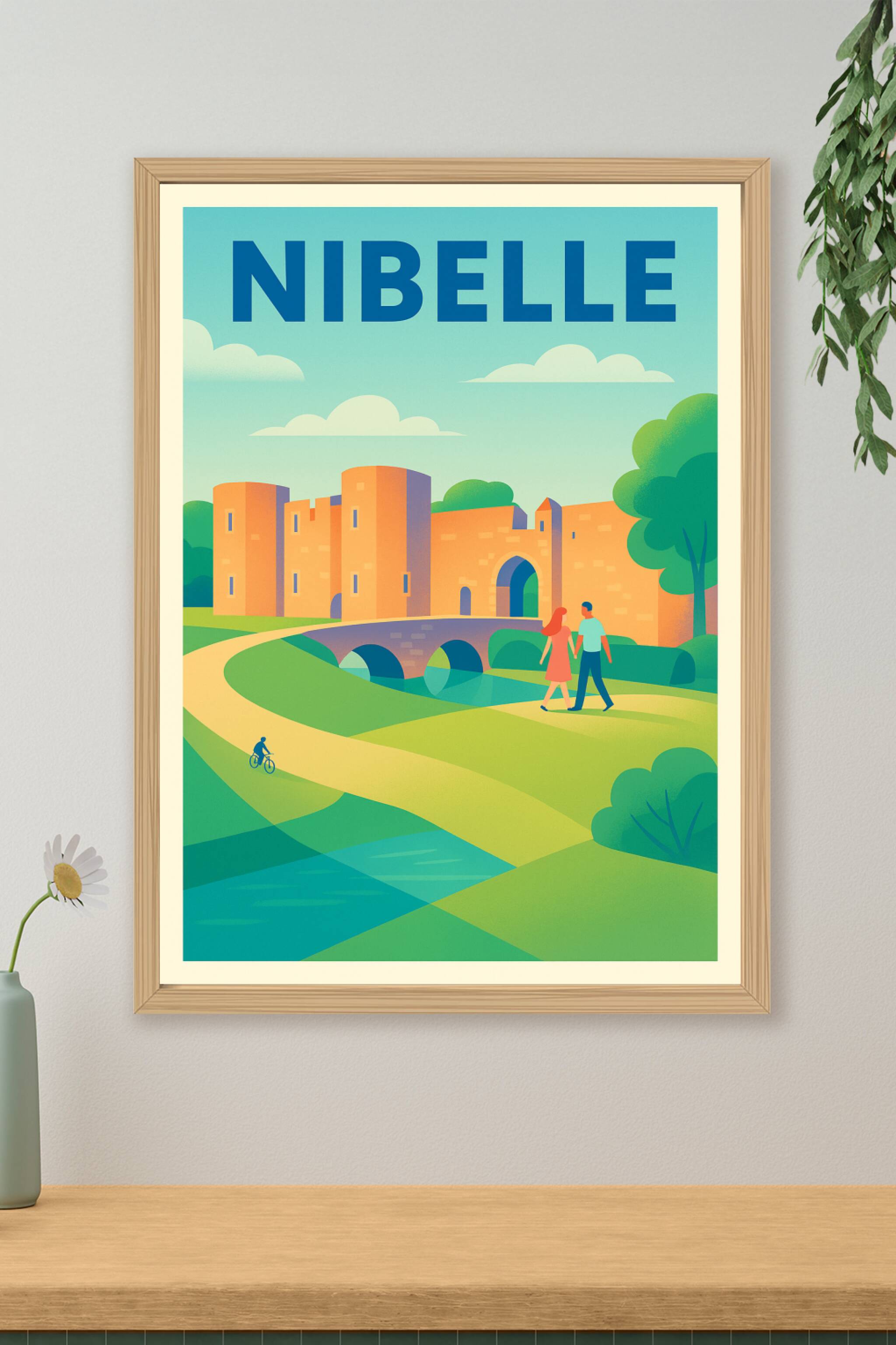 Affiche de Nibelle - Promenade romantique au cœur du patrimoine