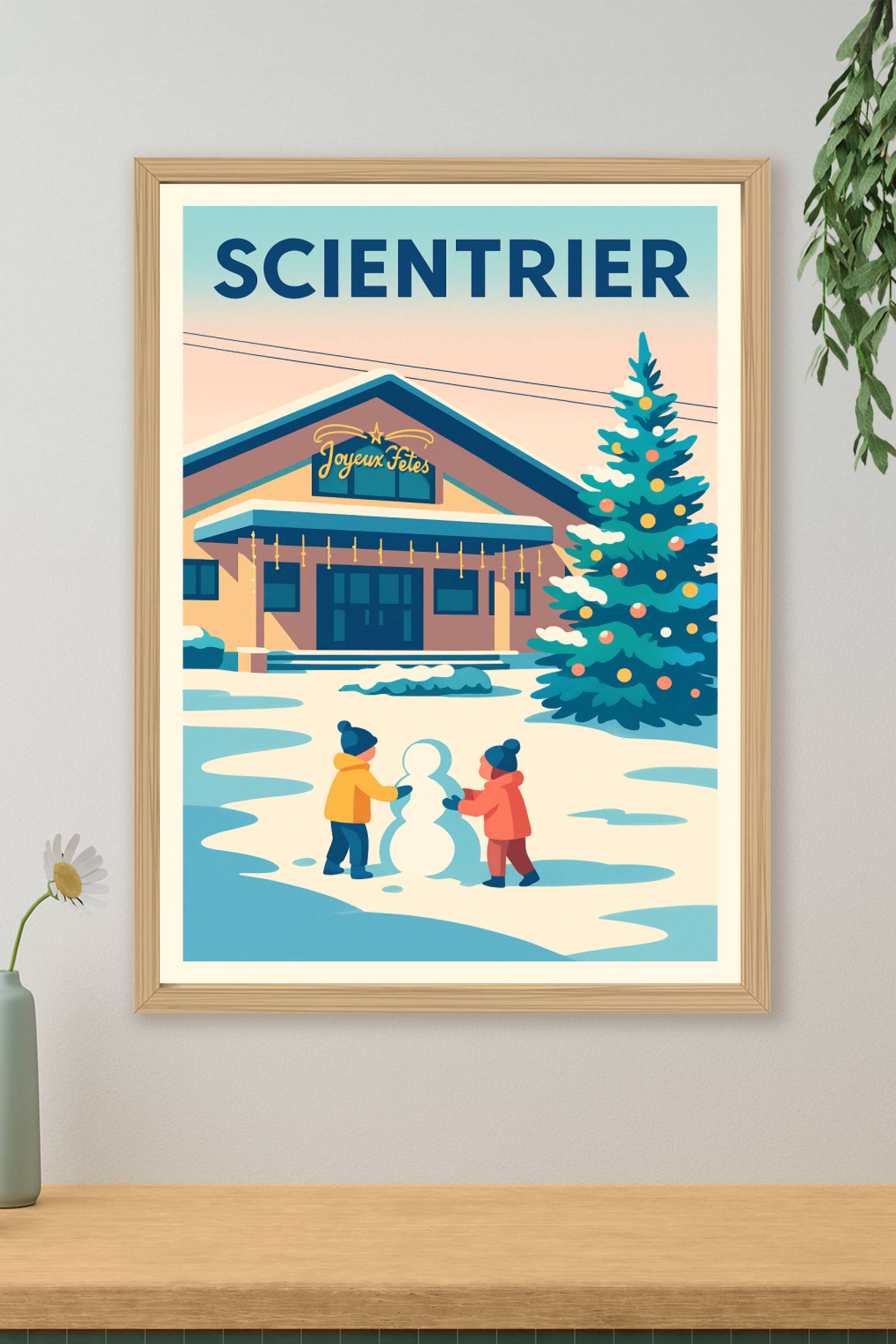 Affiche de Scientrier - Ambiance festive et hivernale au cœur de la Savoie