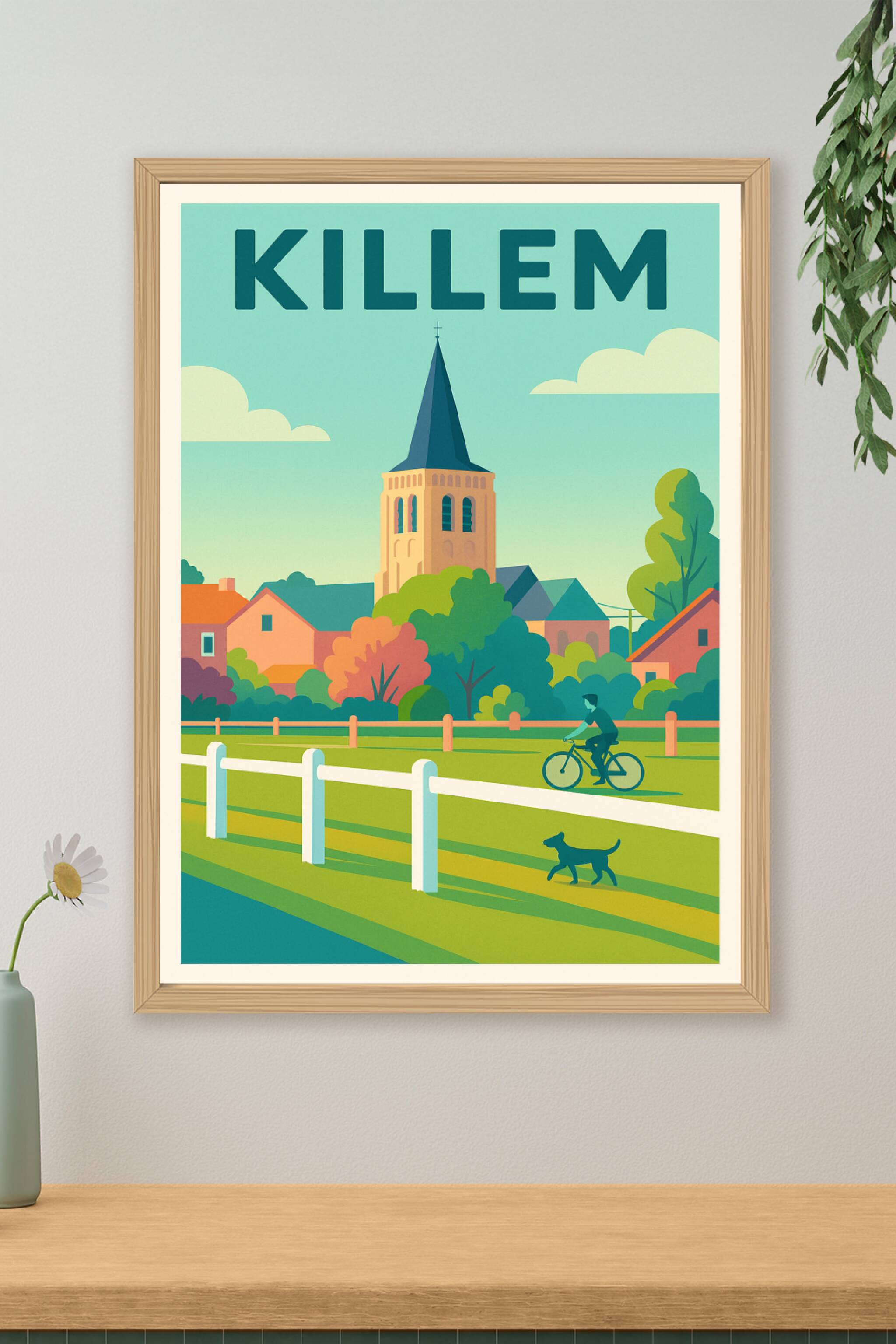 Affiche de Killem - Le charme paisible de la campagne flamande
