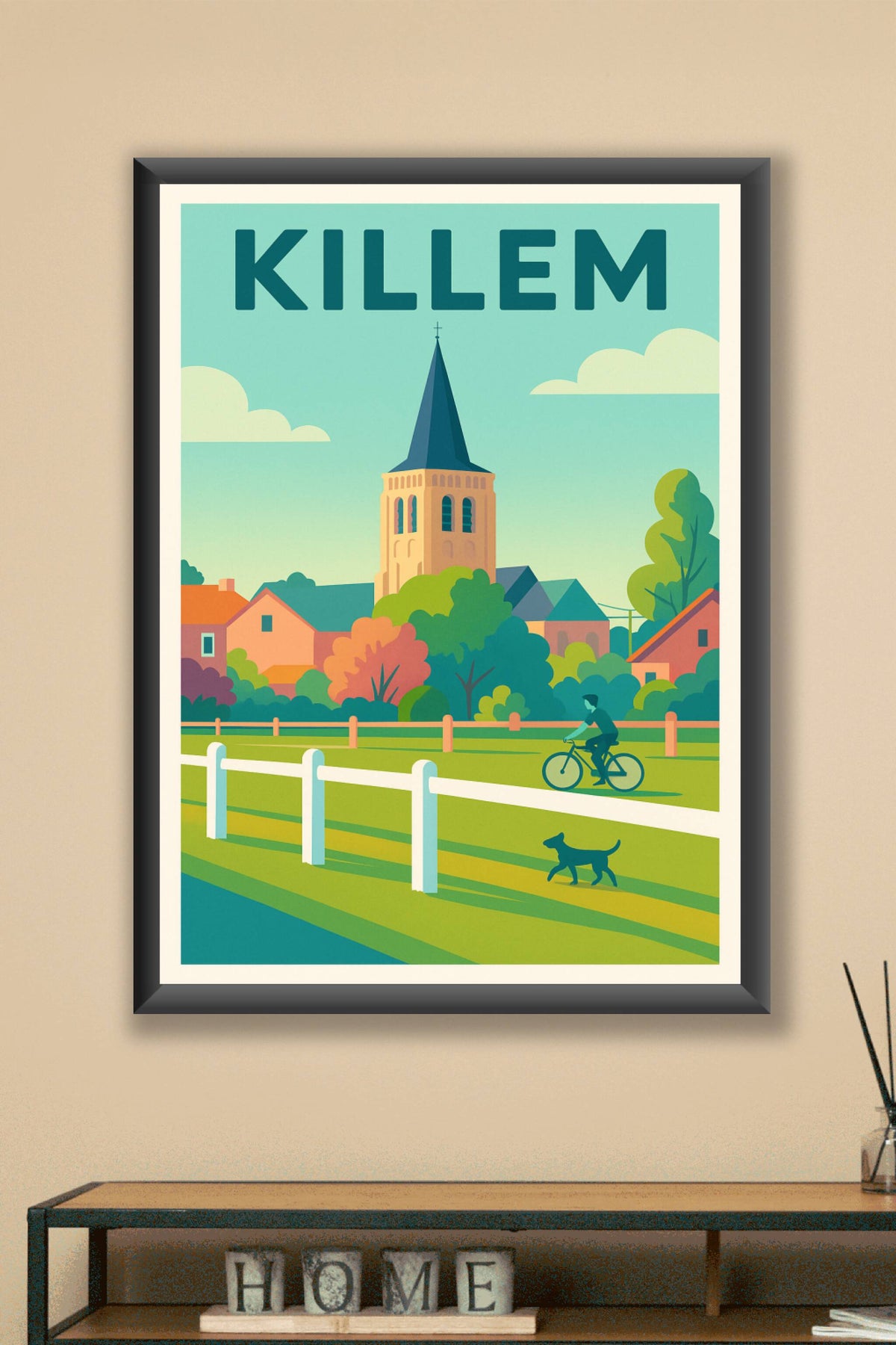 Affiche de Killem - Le charme paisible de la campagne flamande