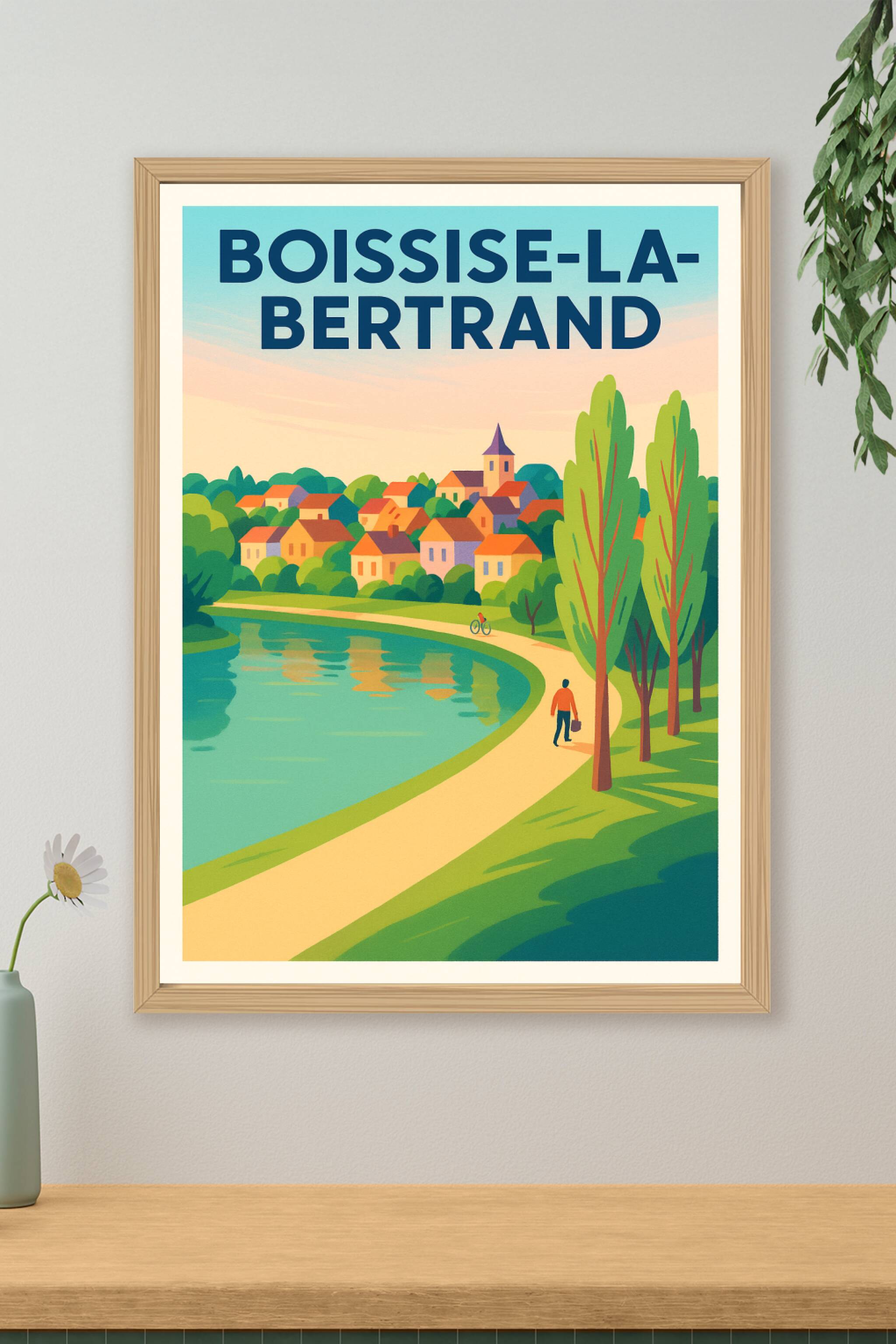 Affiche de Boissise-la-Bertrand - Sérénité au bord de l'eau