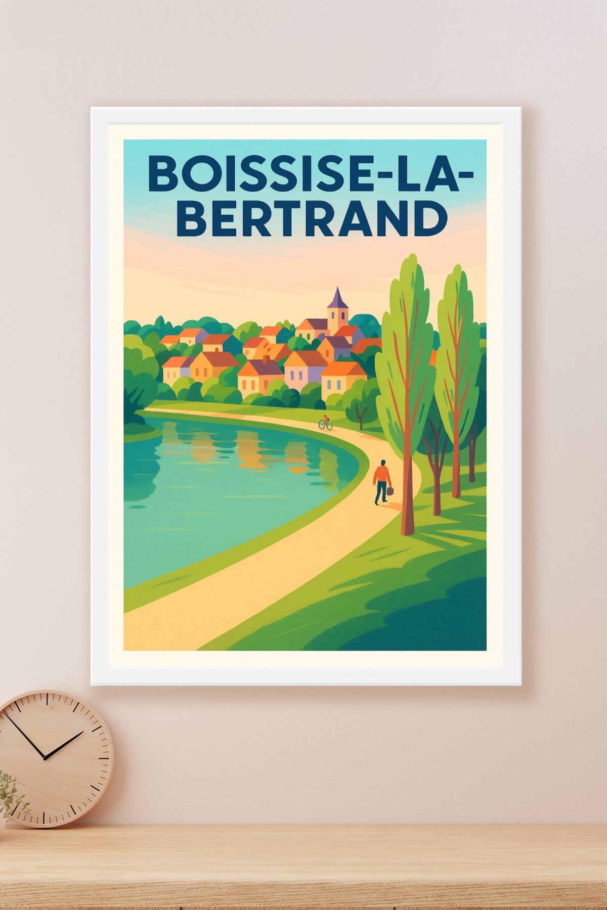 Affiche de Boissise-la-Bertrand - Sérénité au bord de l'eau