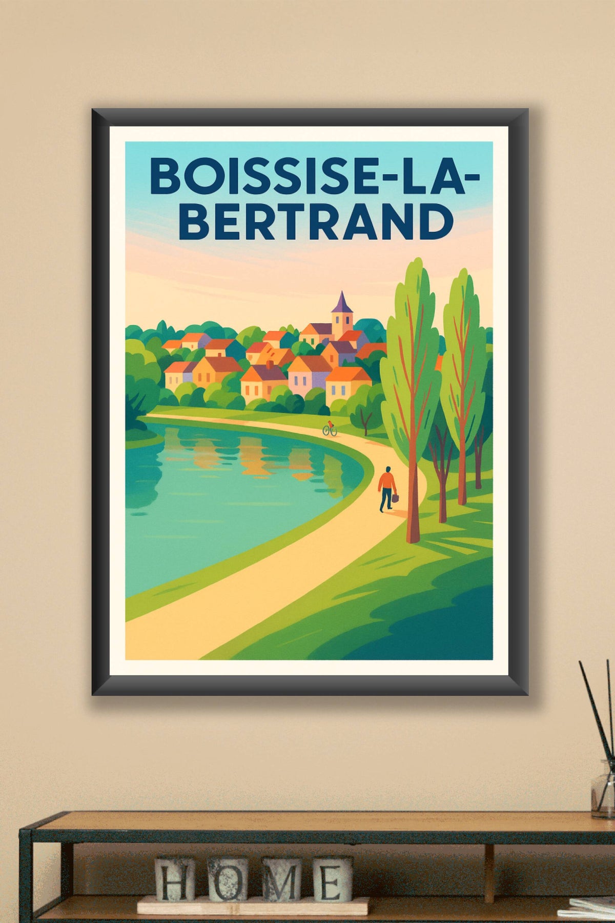 Affiche de Boissise-la-Bertrand - Sérénité au bord de l'eau