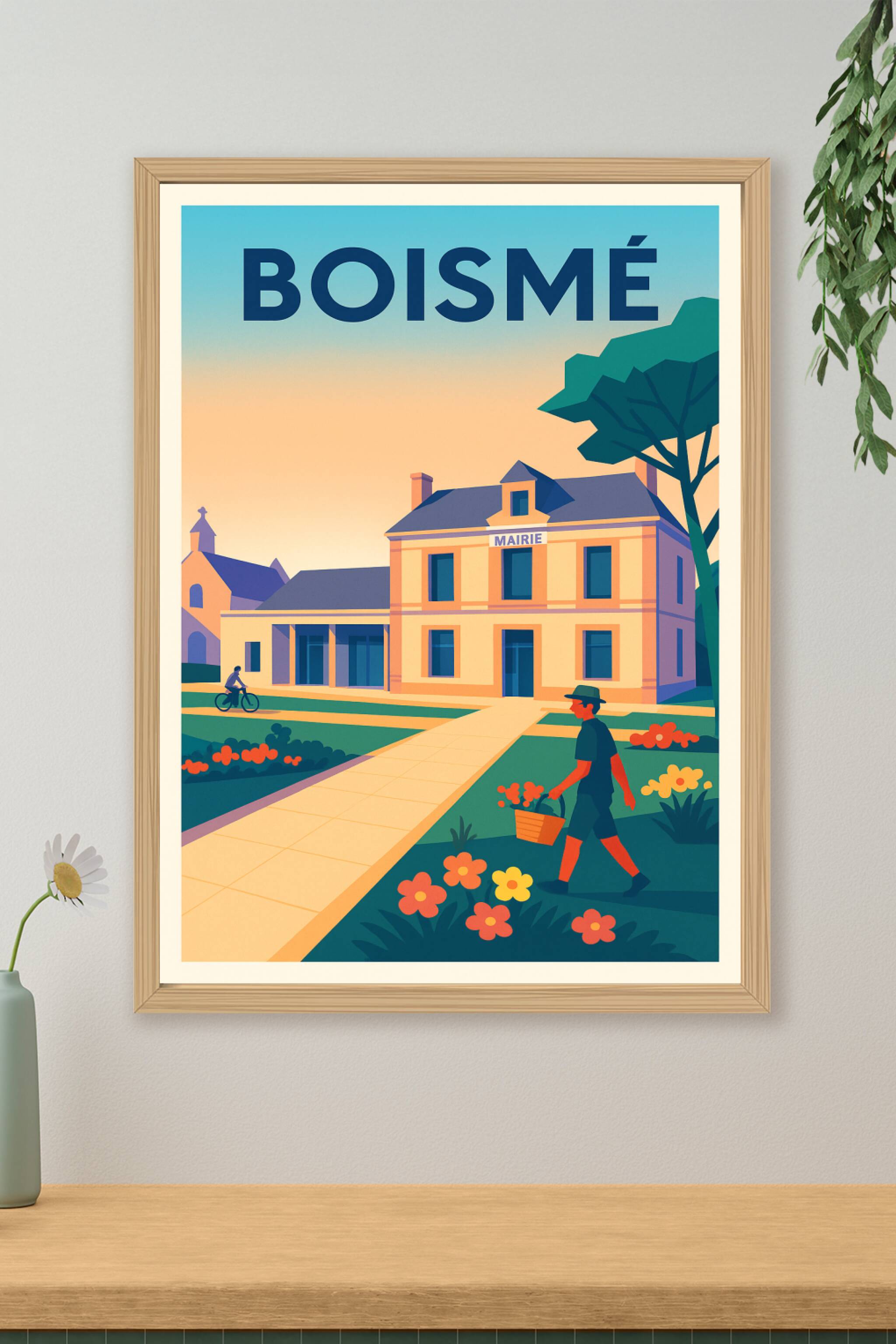 Affiche de Boismé - Charme paisible et douceur de vivre