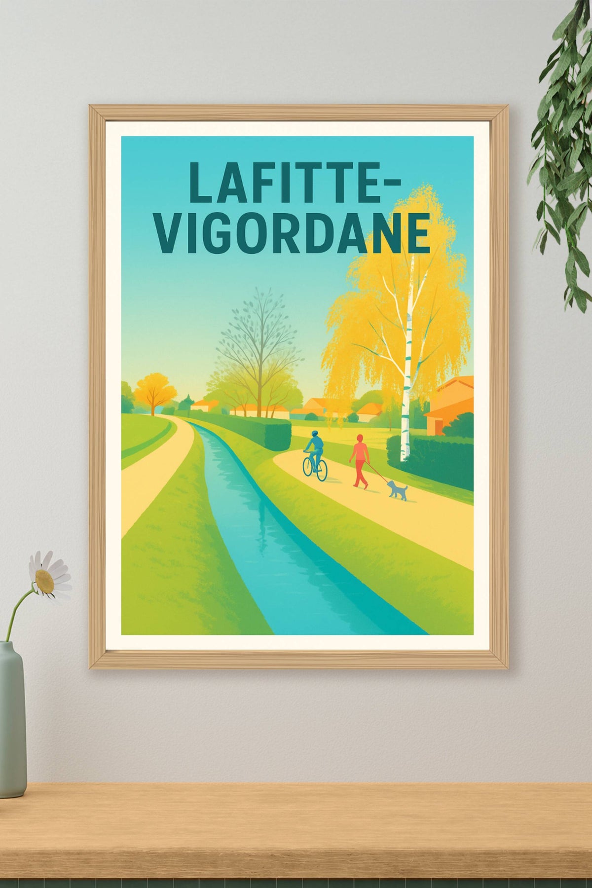 Affiche de Lafitte-Vigordane - Promenade bucolique au fil de l'eau