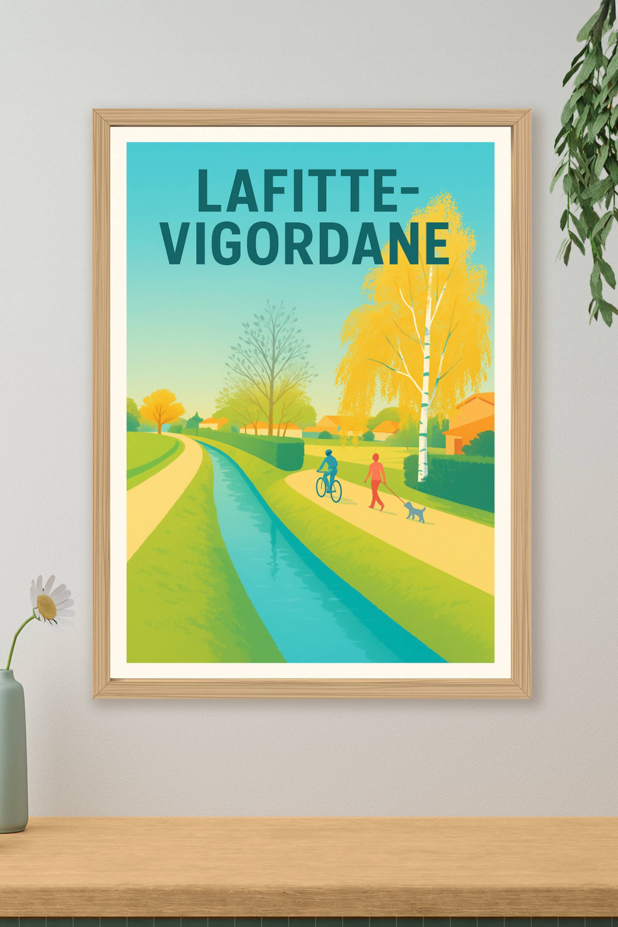 Affiche de Lafitte-Vigordane - Promenade bucolique au fil de l'eau