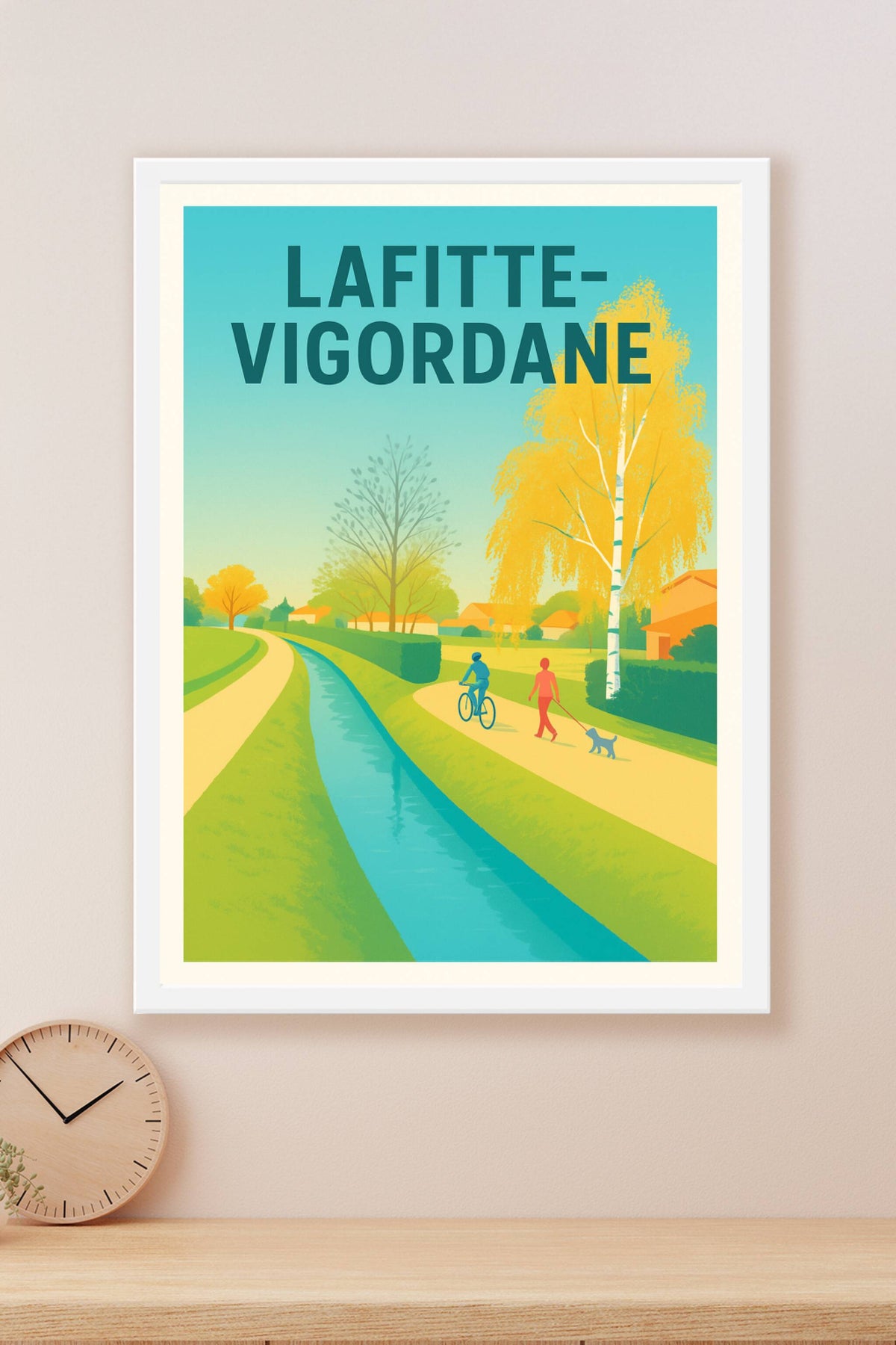 Affiche de Lafitte-Vigordane - Promenade bucolique au fil de l'eau