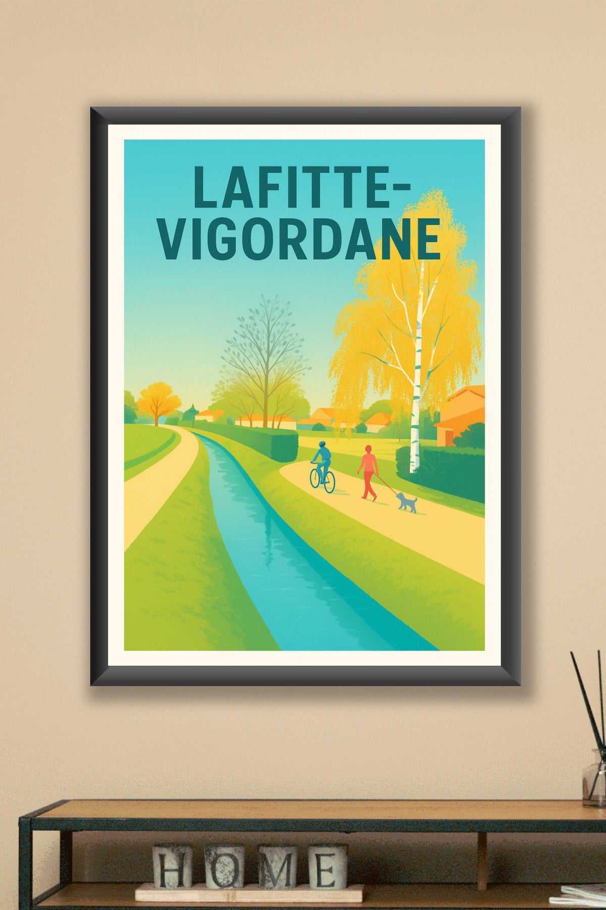 Affiche de Lafitte-Vigordane - Promenade bucolique au fil de l'eau