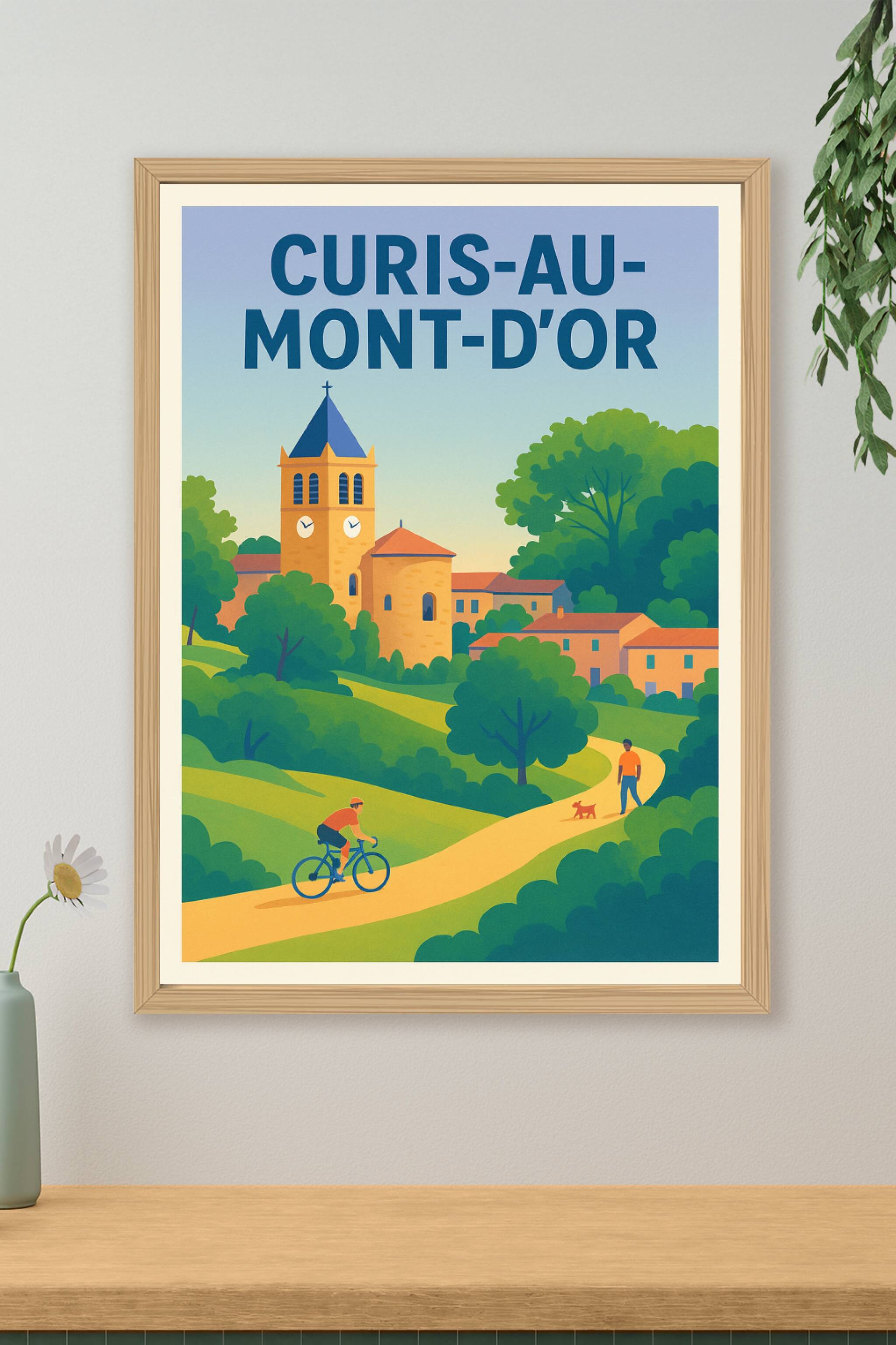 Affiche de Curis-au-Mont-d'Or - Charme bucolique au cœur de la nature