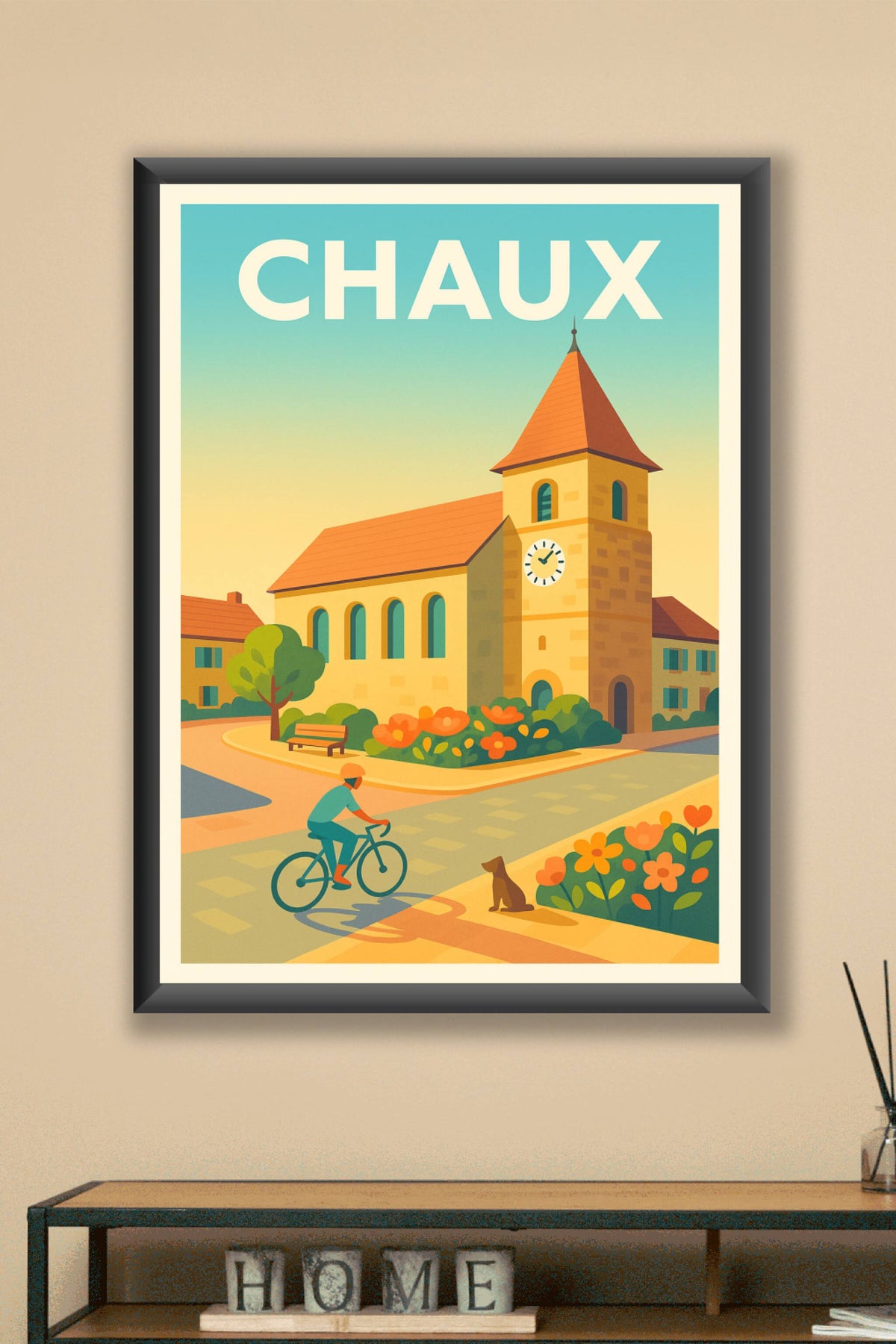 Affiche de Chaux - Charme paisible et douceur de vivre