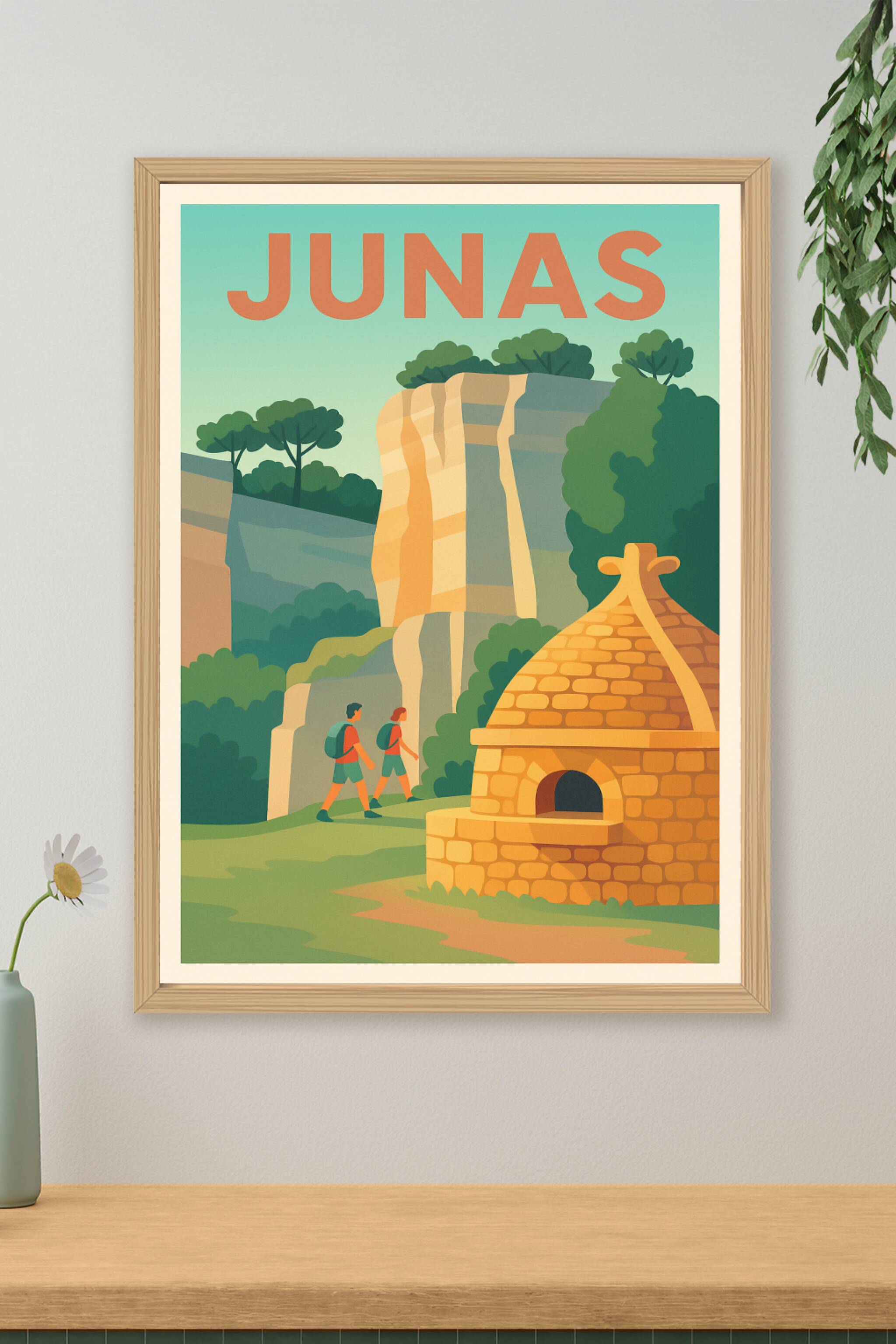 Affiche de Junas - Escapade Nature et Patrimoine Authentique