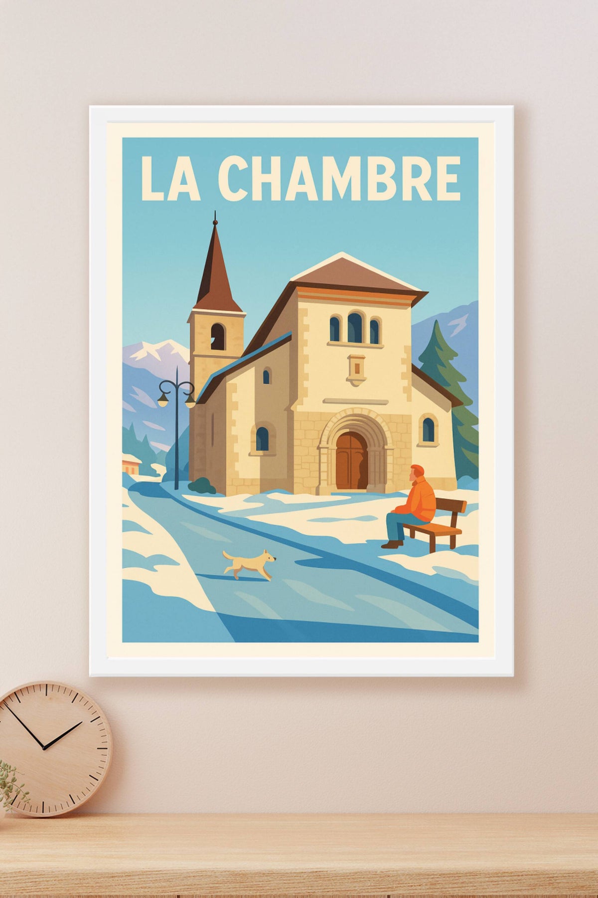 Affiche de La Chambre - Charme hivernal et sérénité alpine