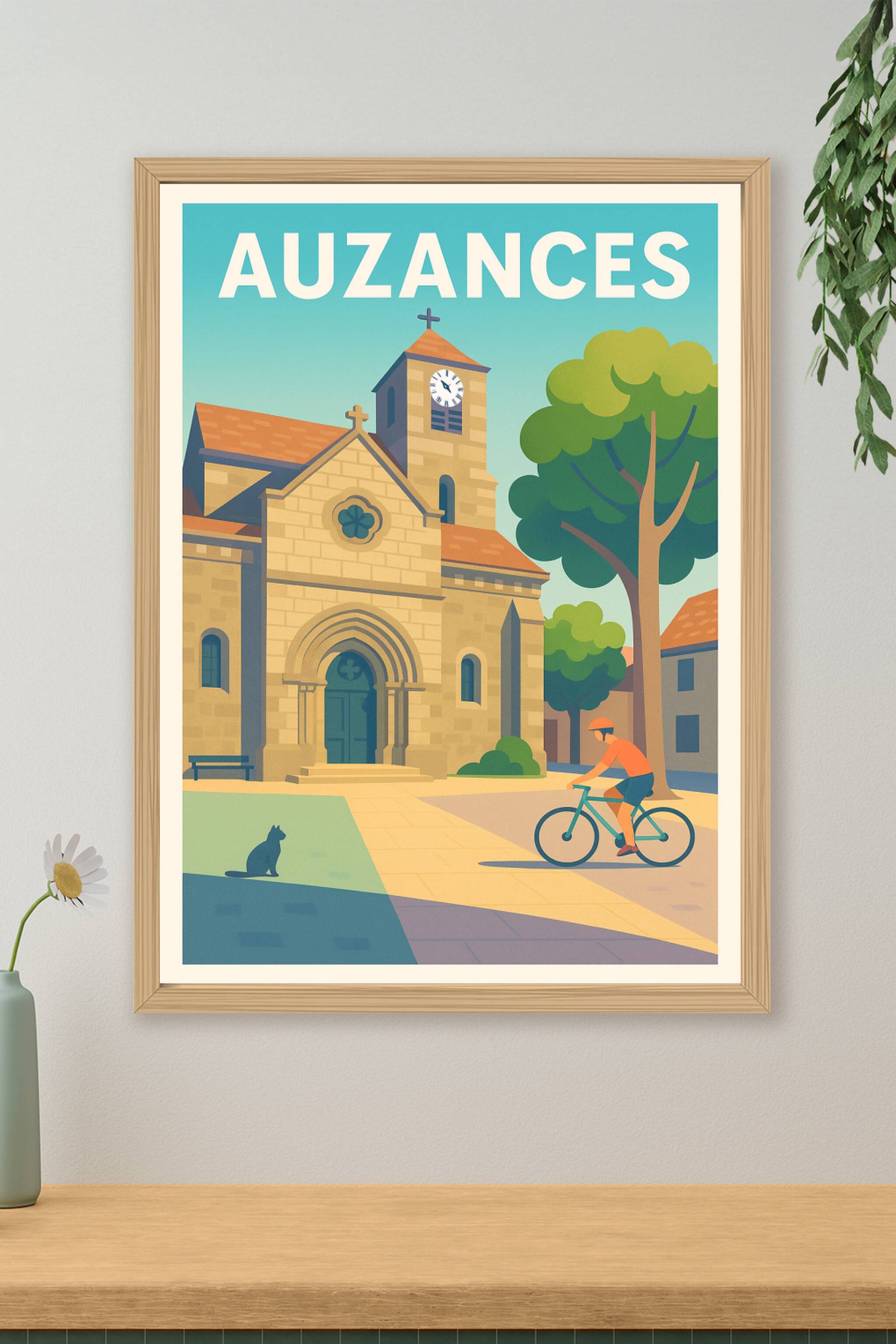 Affiche de Auzances - Charme et sérénité au cœur d'une ville authentique