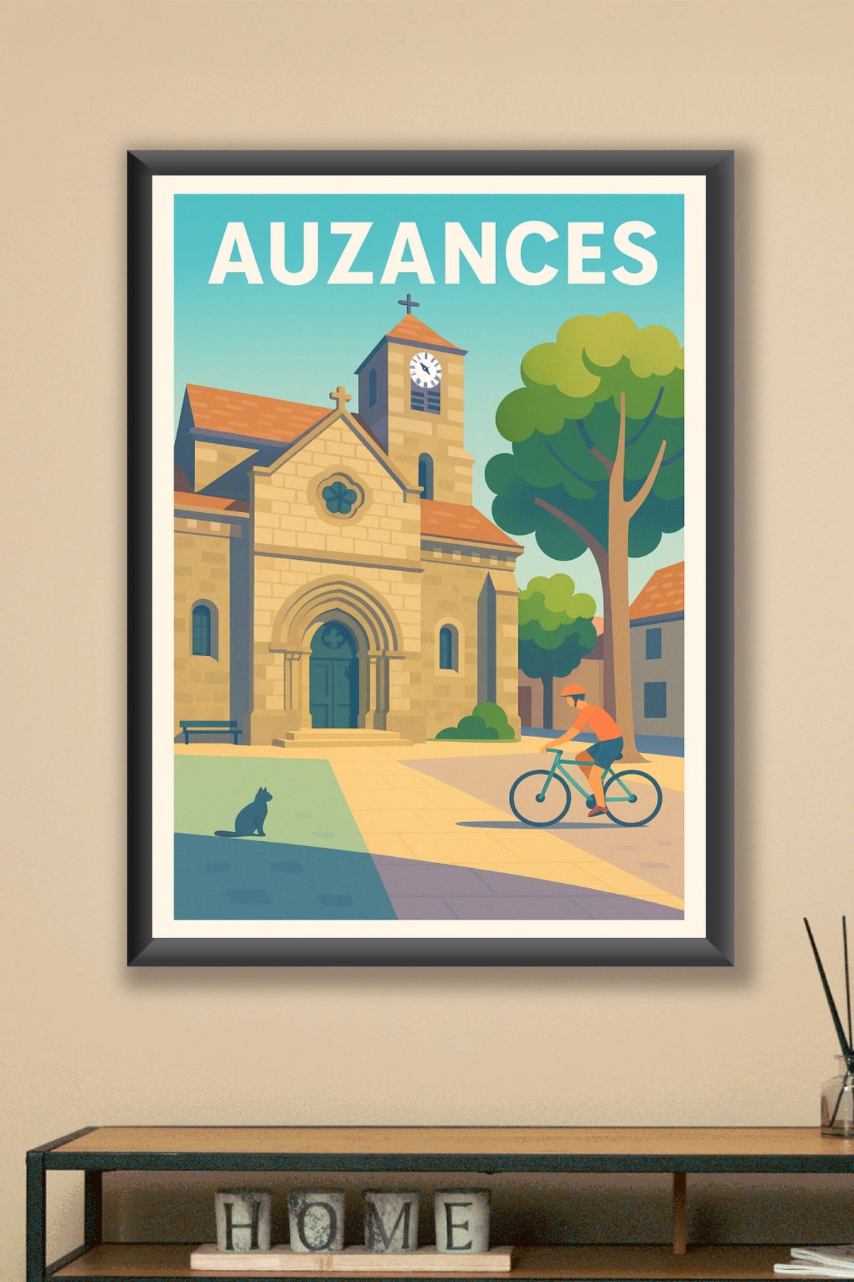 Affiche de Auzances - Charme et sérénité au cœur d'une ville authentique