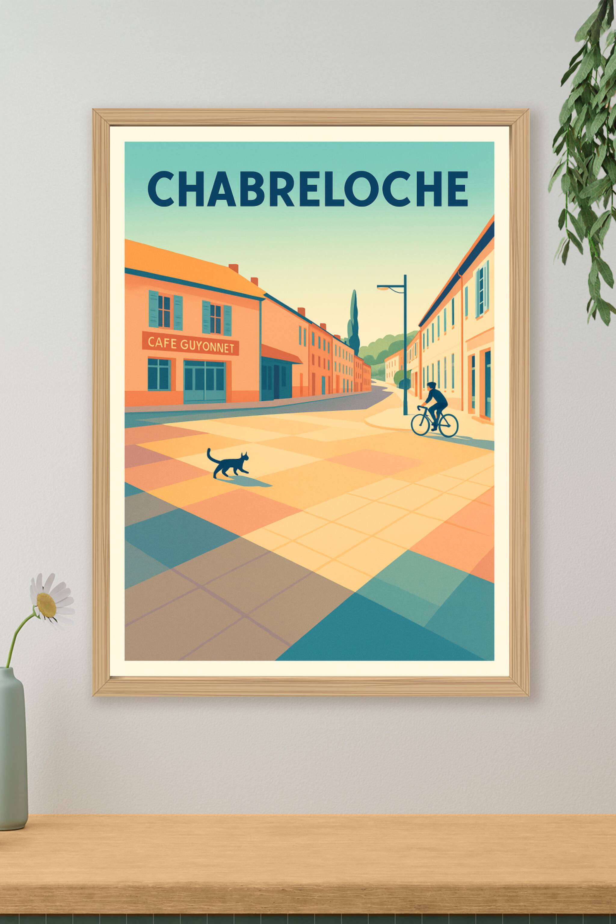 Affiche de Chabreloche - Charme tranquille d'un village en lumière