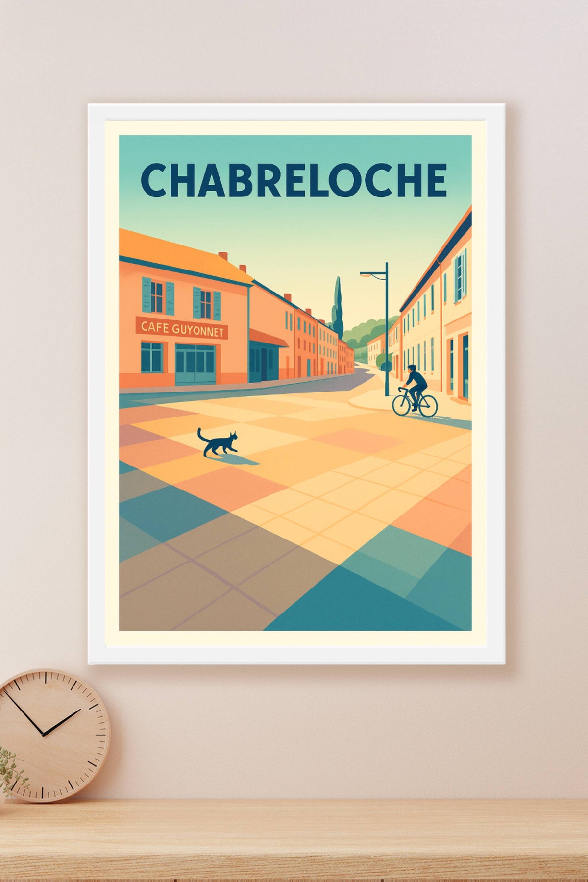 Affiche de Chabreloche - Charme tranquille d'un village en lumière