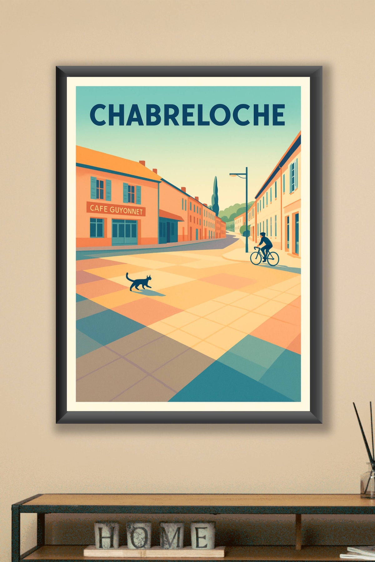 Affiche de Chabreloche - Charme tranquille d'un village en lumière