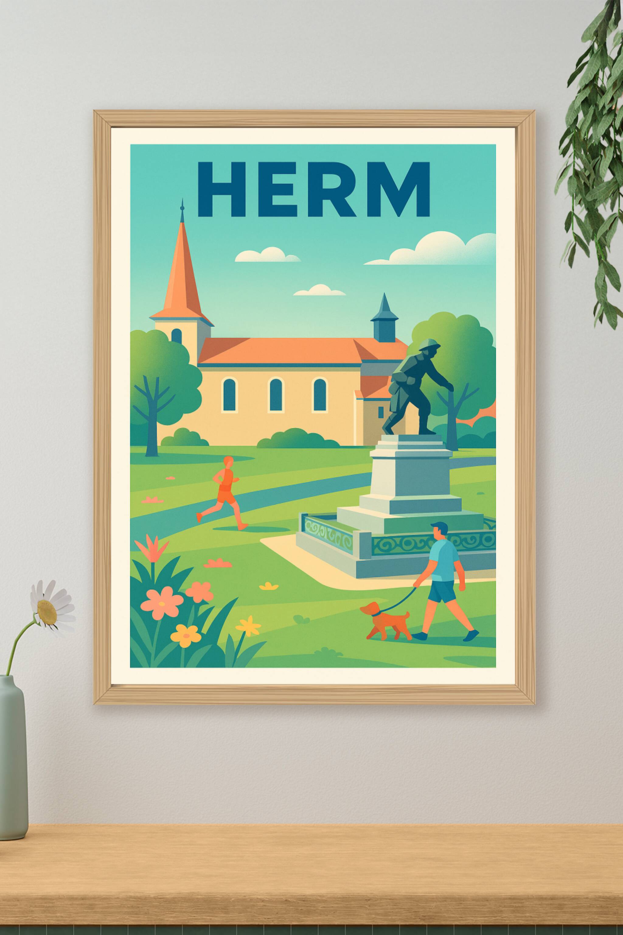 Affiche de Herm - Un havre de paix entre nature et histoire