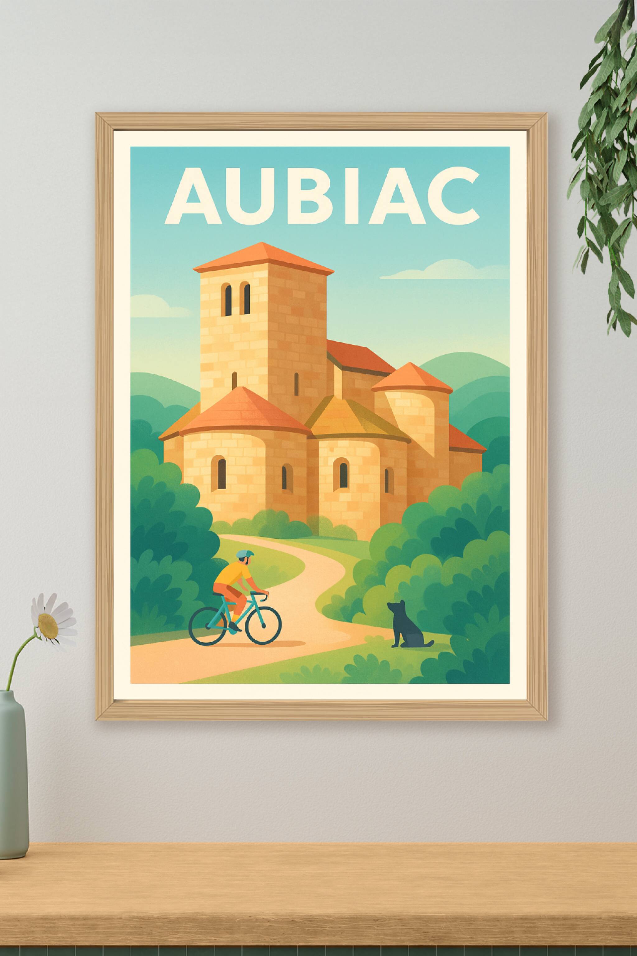 Affiche de Aubiac - Charme médiéval en pleine nature
