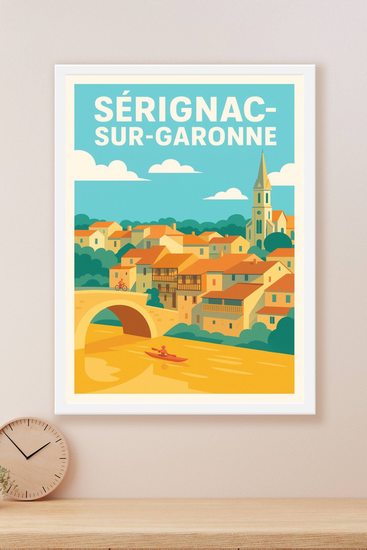 Affiche de Sérignac-sur-Garonne - Charme et douceur de vie au bord de la rivière