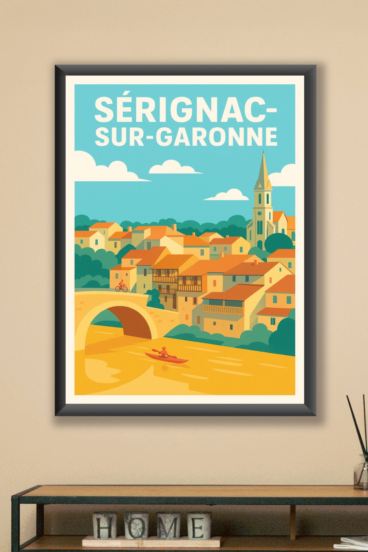 Affiche de Sérignac-sur-Garonne - Charme et douceur de vie au bord de la rivière