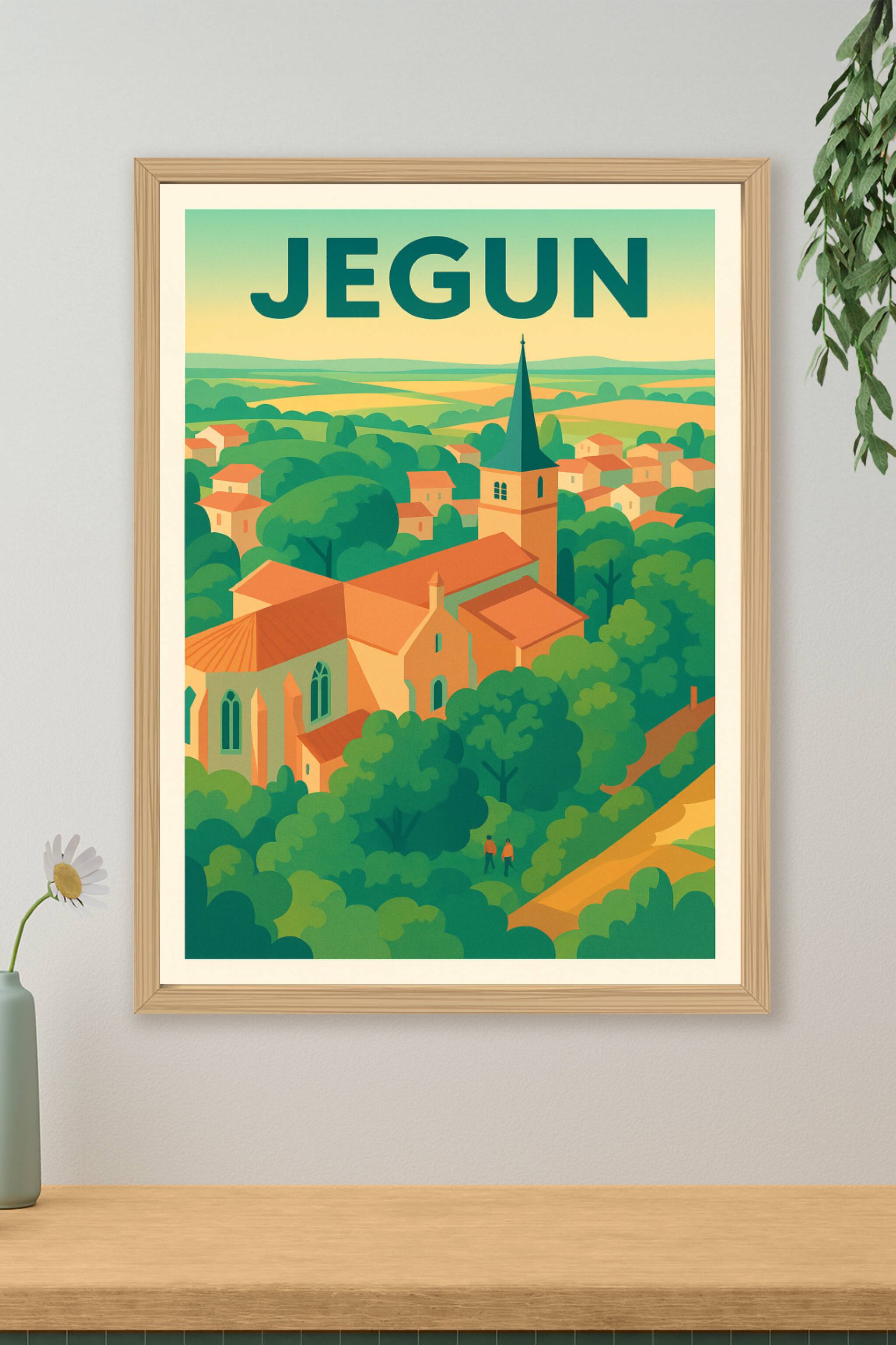 Affiche de Jegun - Charme et sérénité au cœur du Gers
