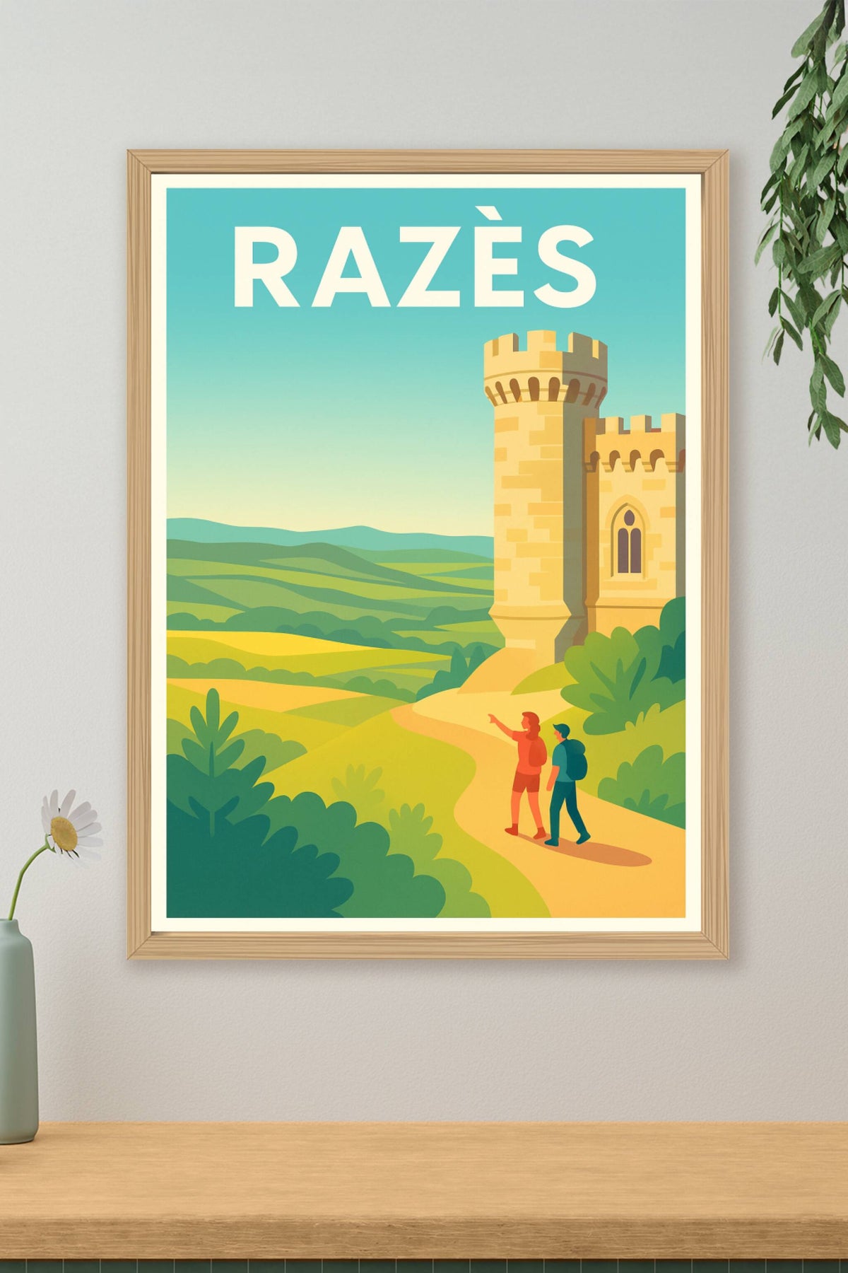 Affiche de Razès - Escapade au cœur des paysages historiques