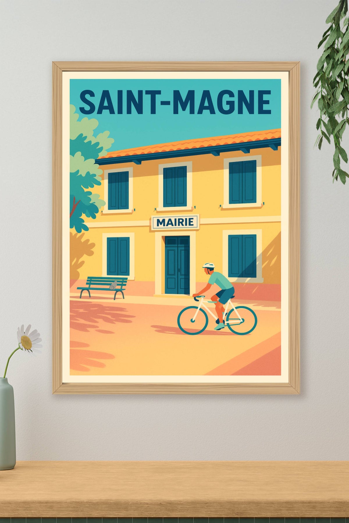 Affiche de Saint-Magne - Charme et sérénité au cœur du village
