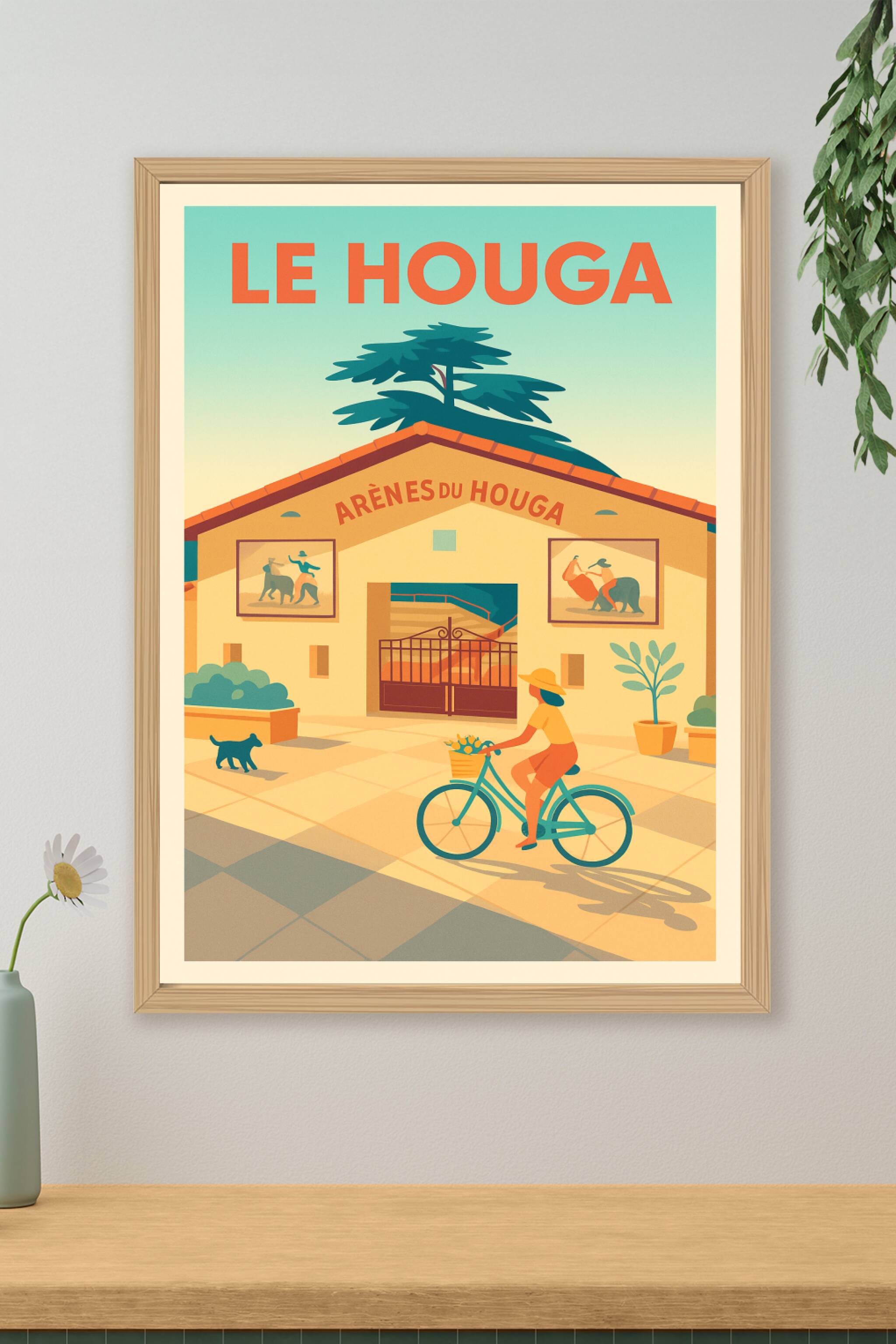 Affiche de Le Houga - Charme et douceur d'une balade ensoleillée